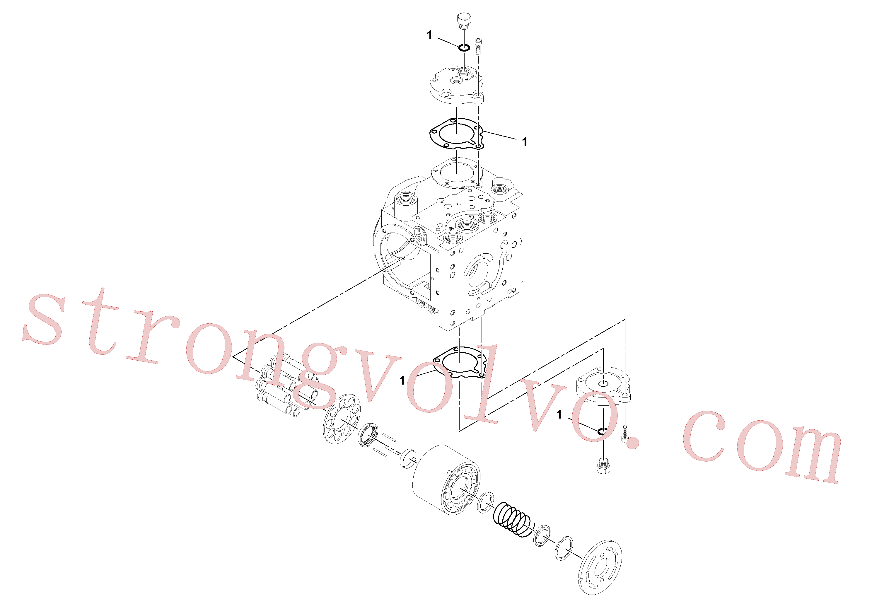 RM59051755 Volvo Bomba de propulsão(1051415 Montagem)
