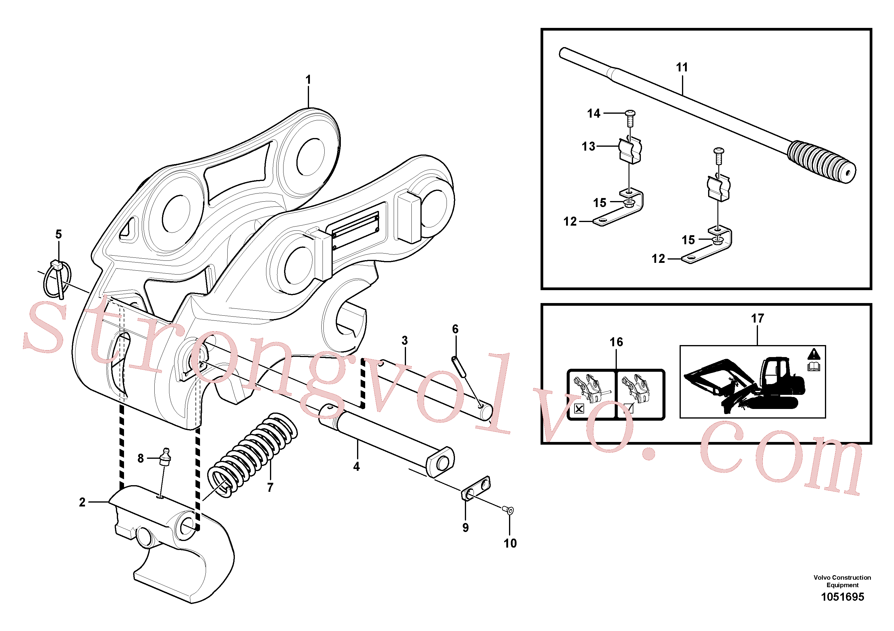 VOE15626798 Volvo Quickfit, mecânico(1051695 Montagem)