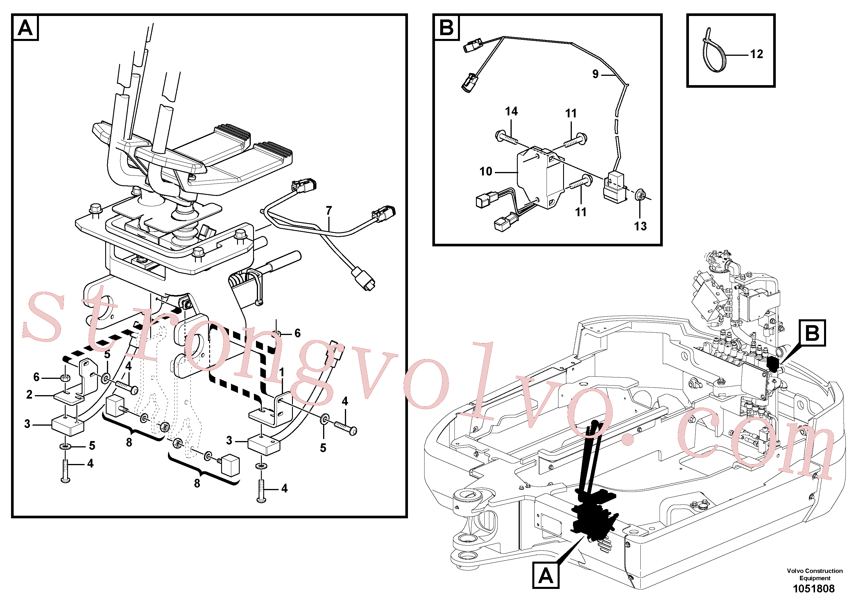 VOE15642492 Volvo Alarme de deslocação, acústico(1051808 Montagem)