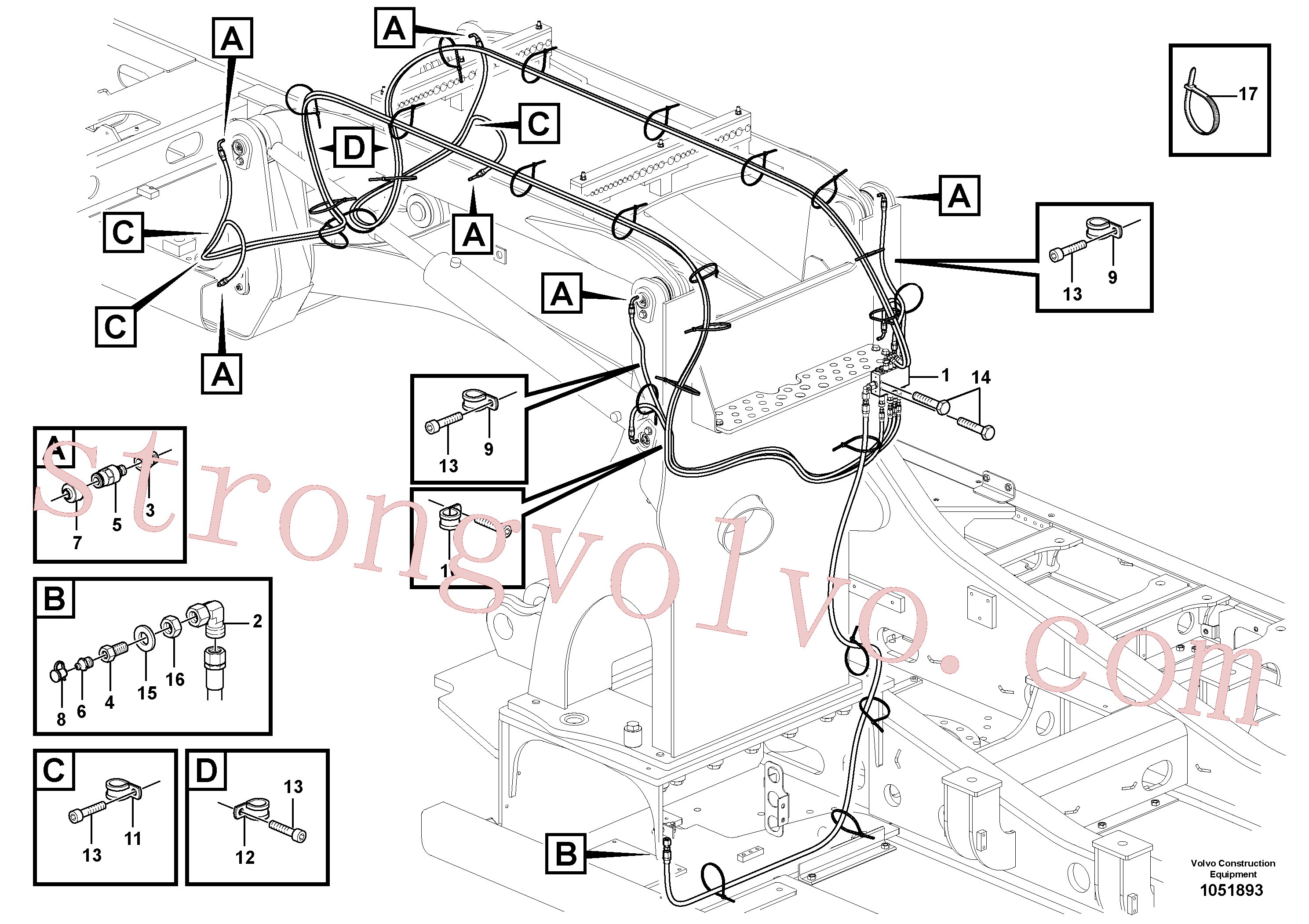 Volvo VOE14389569 Cap Volvo Acessórios para escavadeira