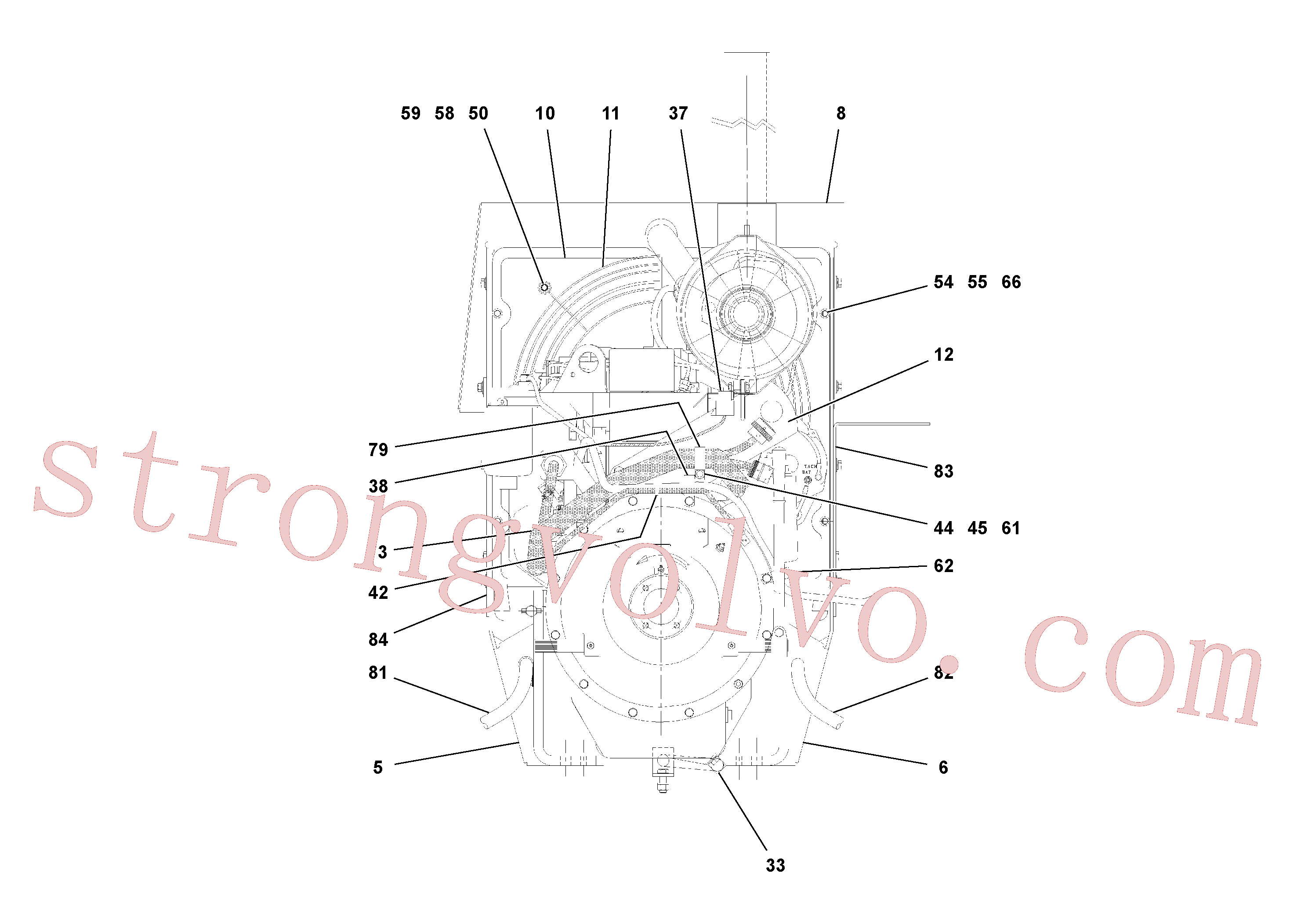 RM95451134 Volvo Conjunto de motor(1051957 Montagem)