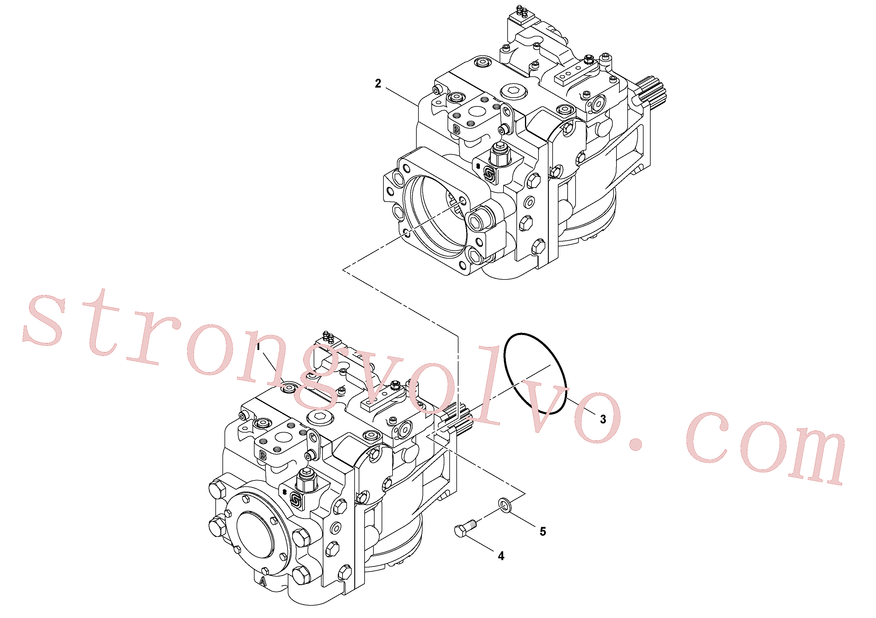 RM95988820 Volvo Bomba dupla(1052031 Montagem)