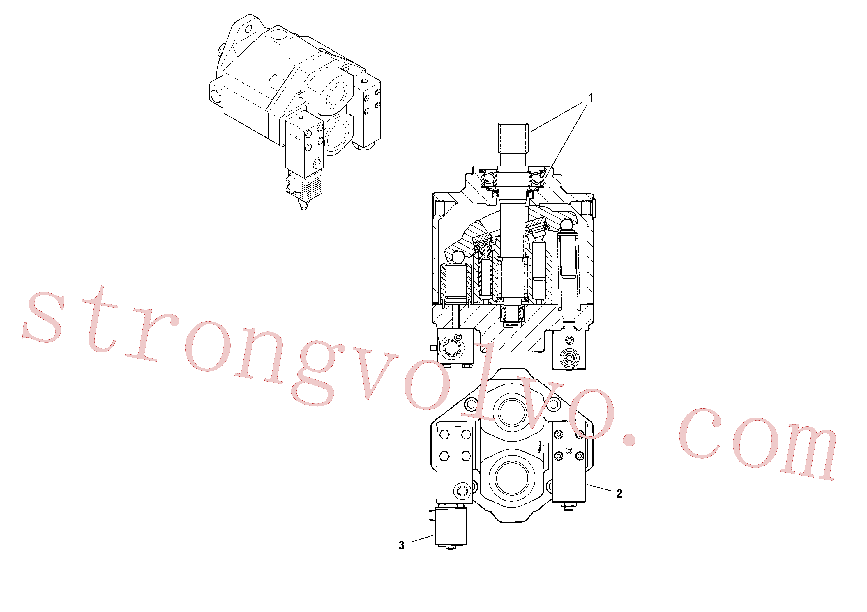 Volvo Acessórios para escavadeira RM20928313 Jogo de vedação Acessórios