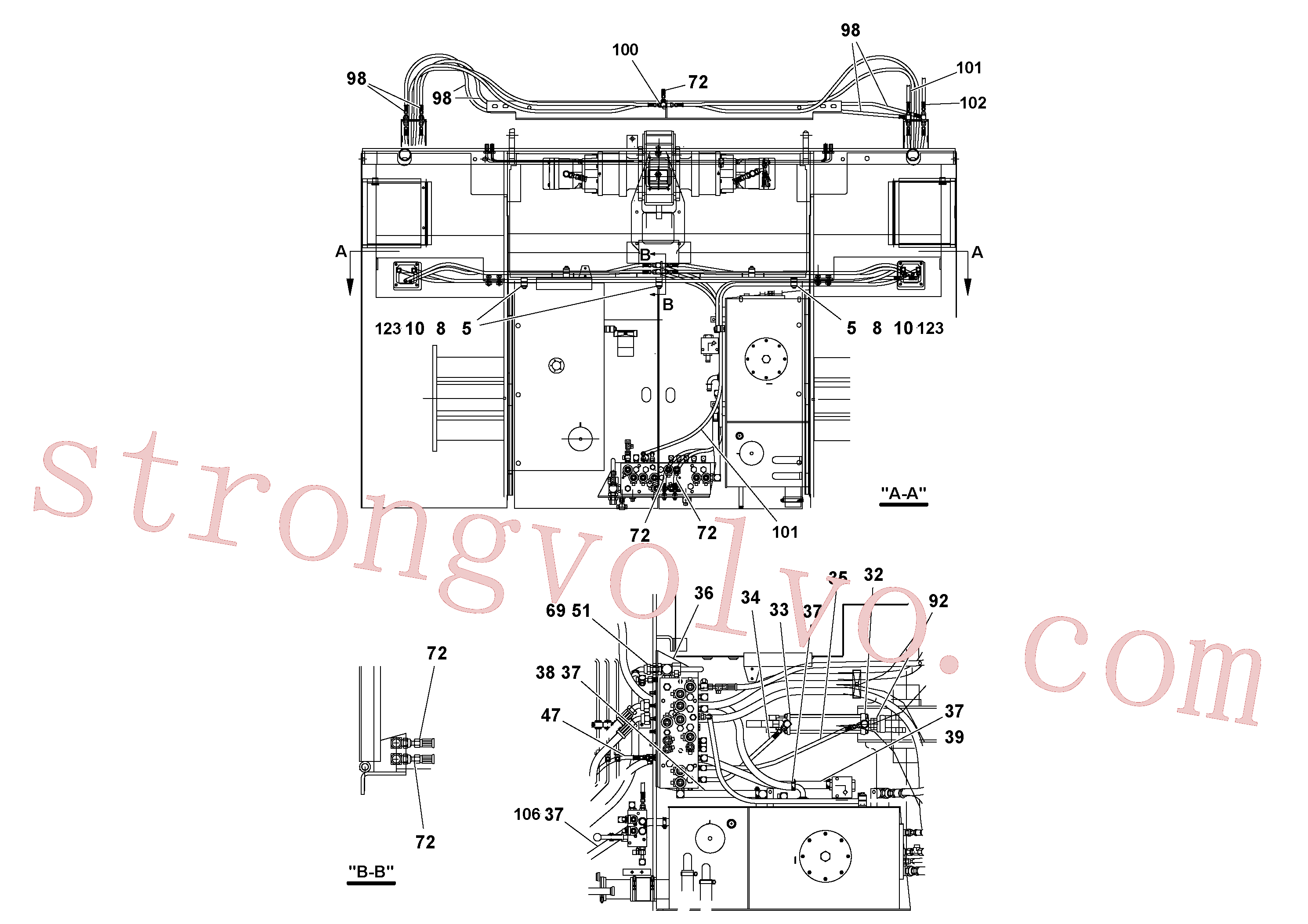 Volvo Acessórios para escavadeira RM20922589 Arruela trava Acessórios