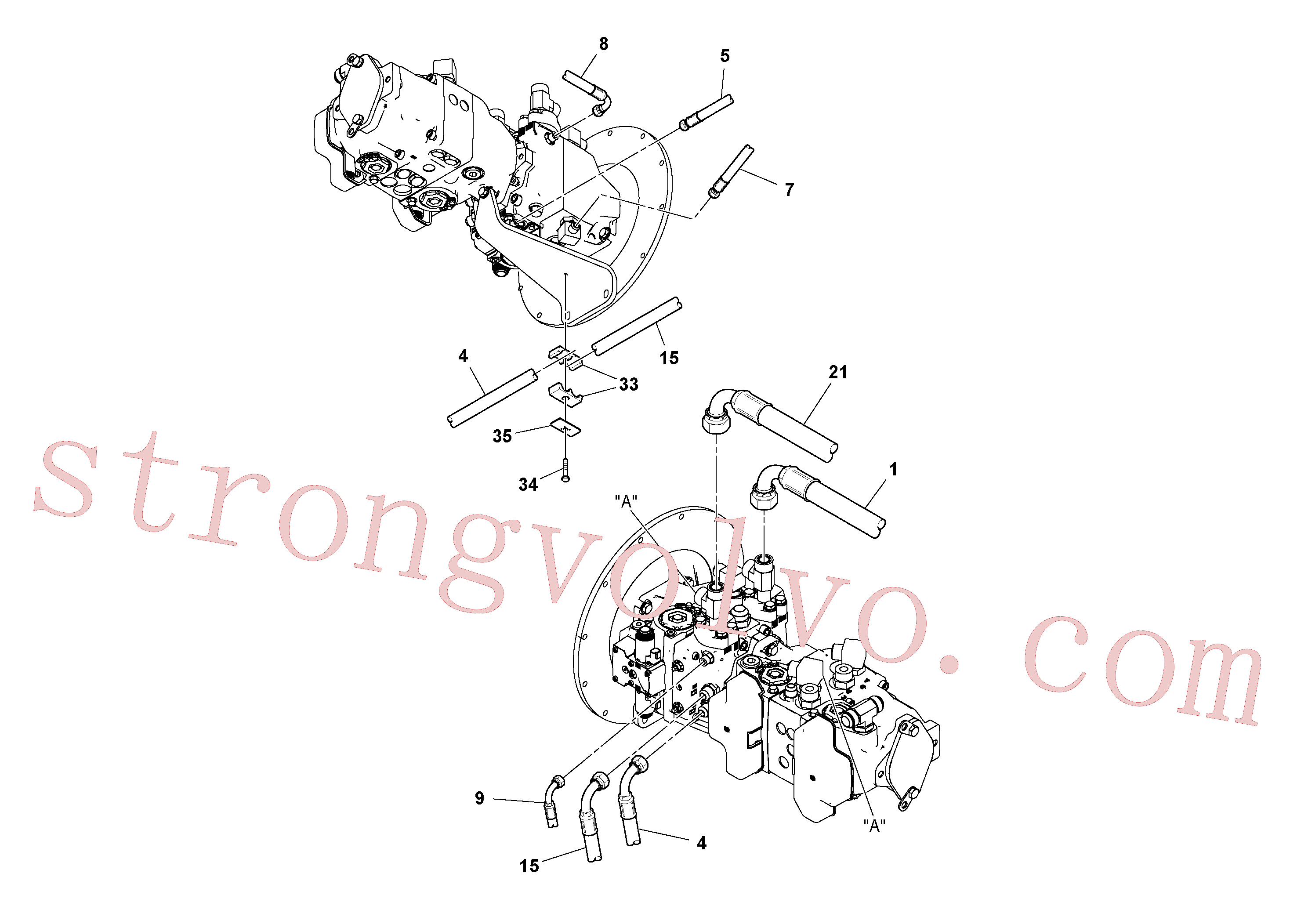 China Made RM13199559 Eternity/2 Volvo Acessórios para escavadeira