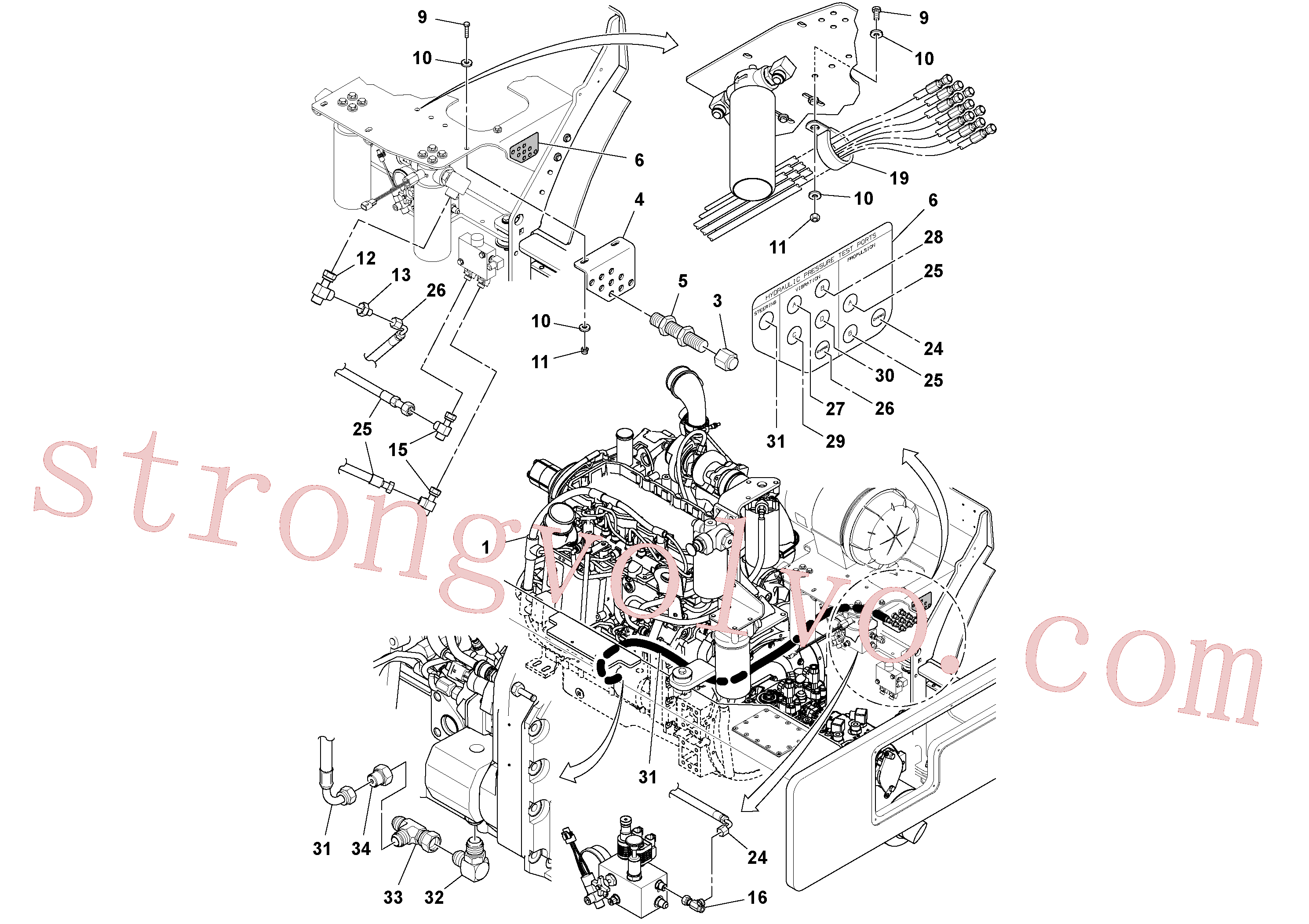 RM59961821 Volvo Pacote de manutenção(1052396 Montagem)