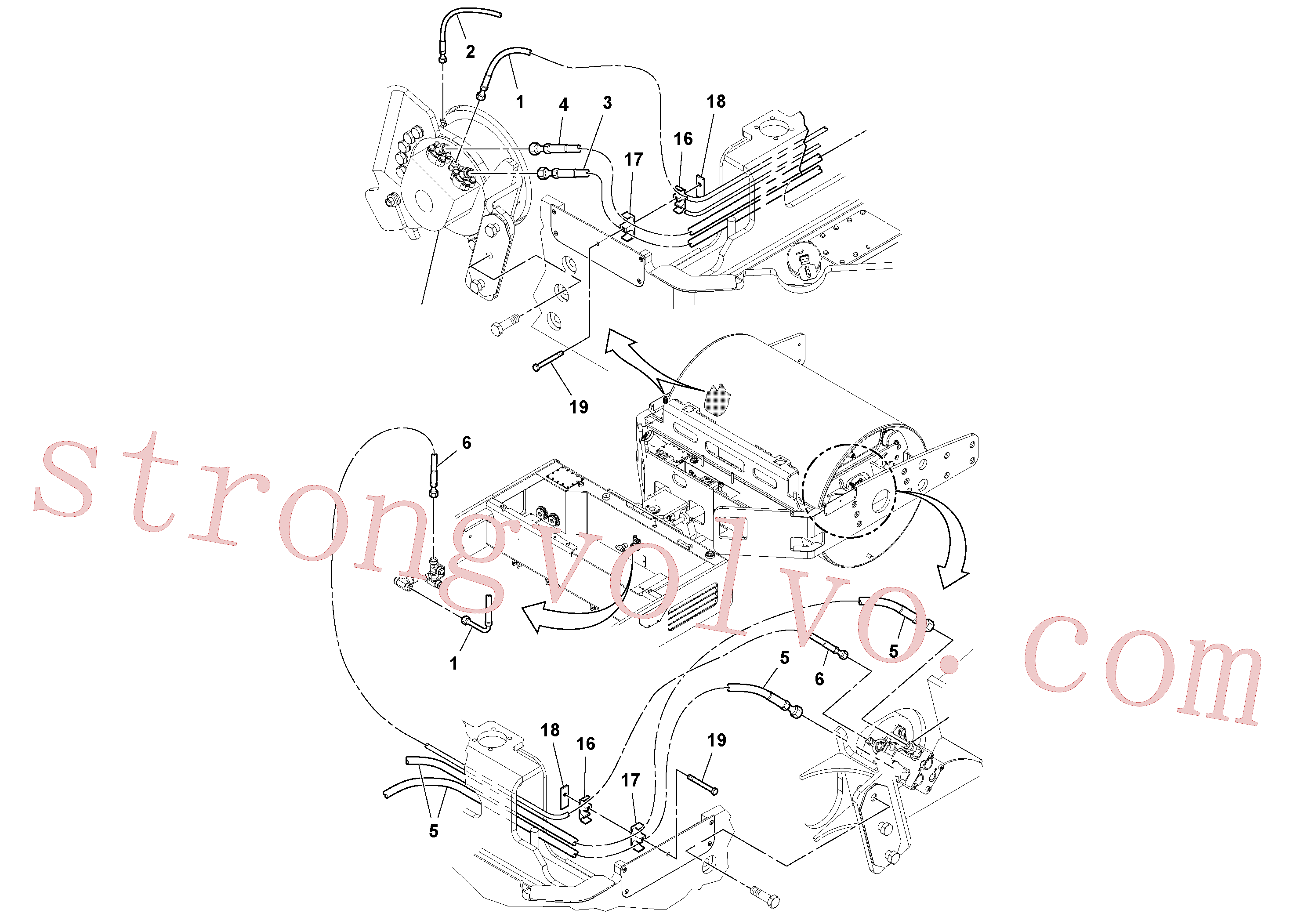 RM13286604 Volvo Instalação do alojamento dianteiro(1052447 Montagem)