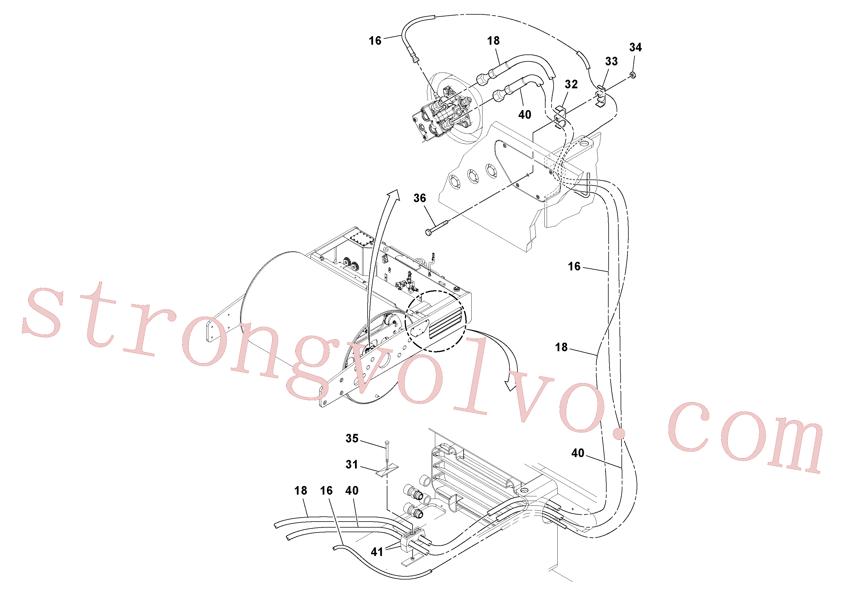 Atacado RM13365655 Paraf soq. sext embutido Volvo escavadeira