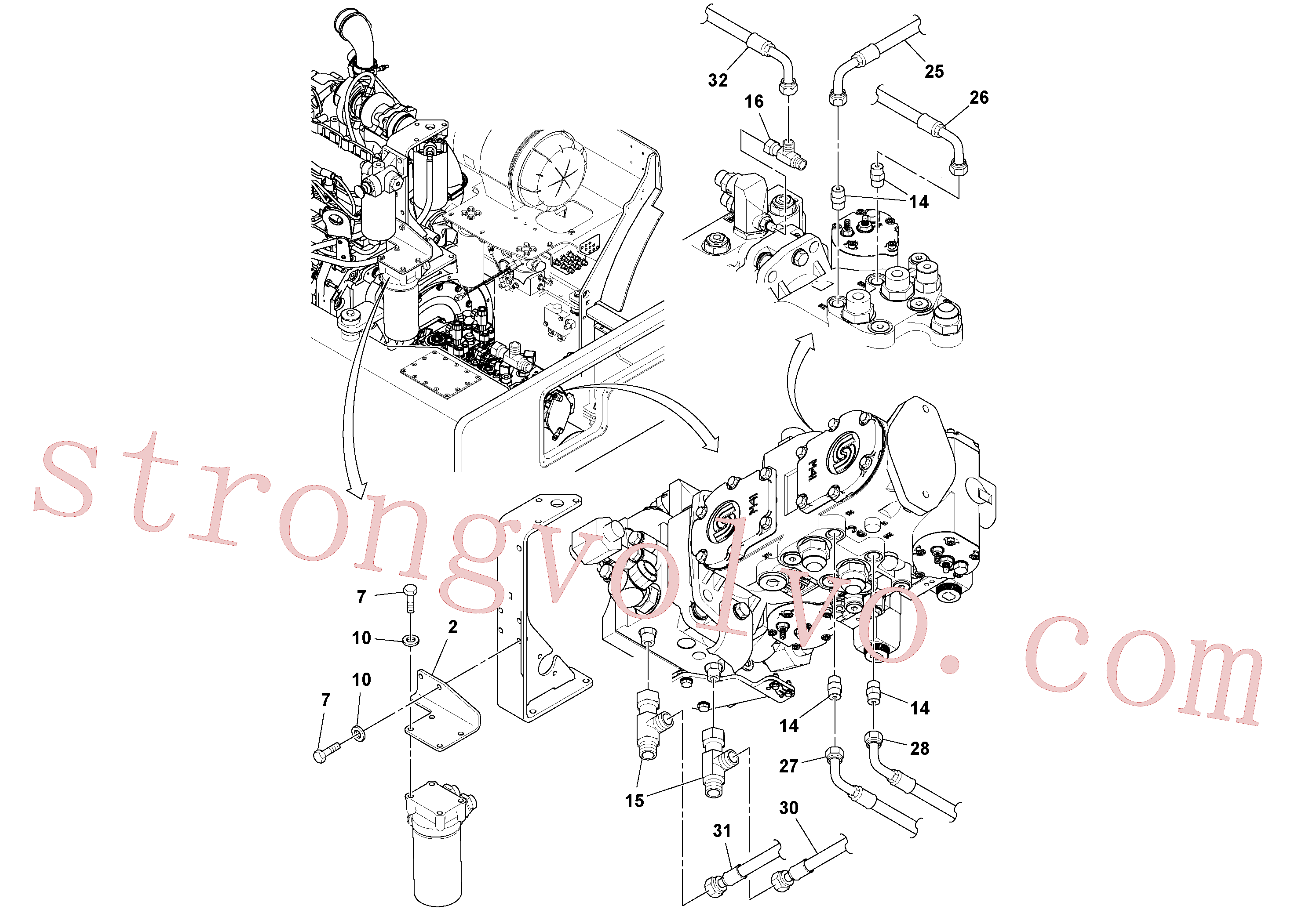 RM43878529 Volvo Pacote de manutenção(1052498 Montagem)