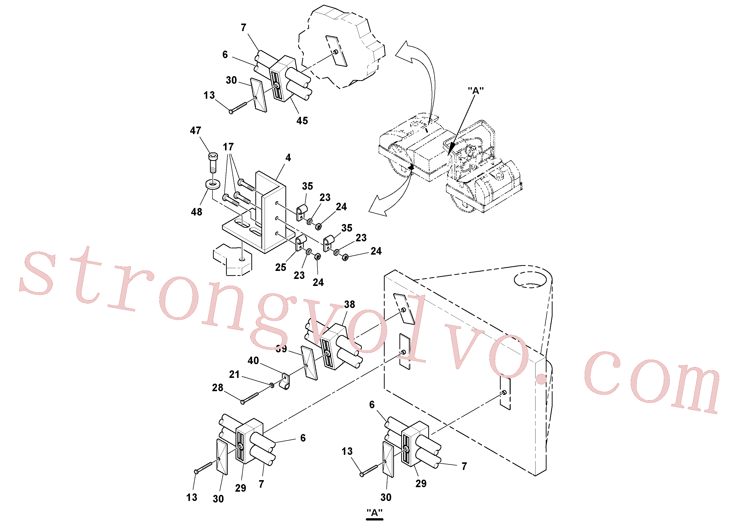 RM58791070 Mangueira completa Volvo escavadeira