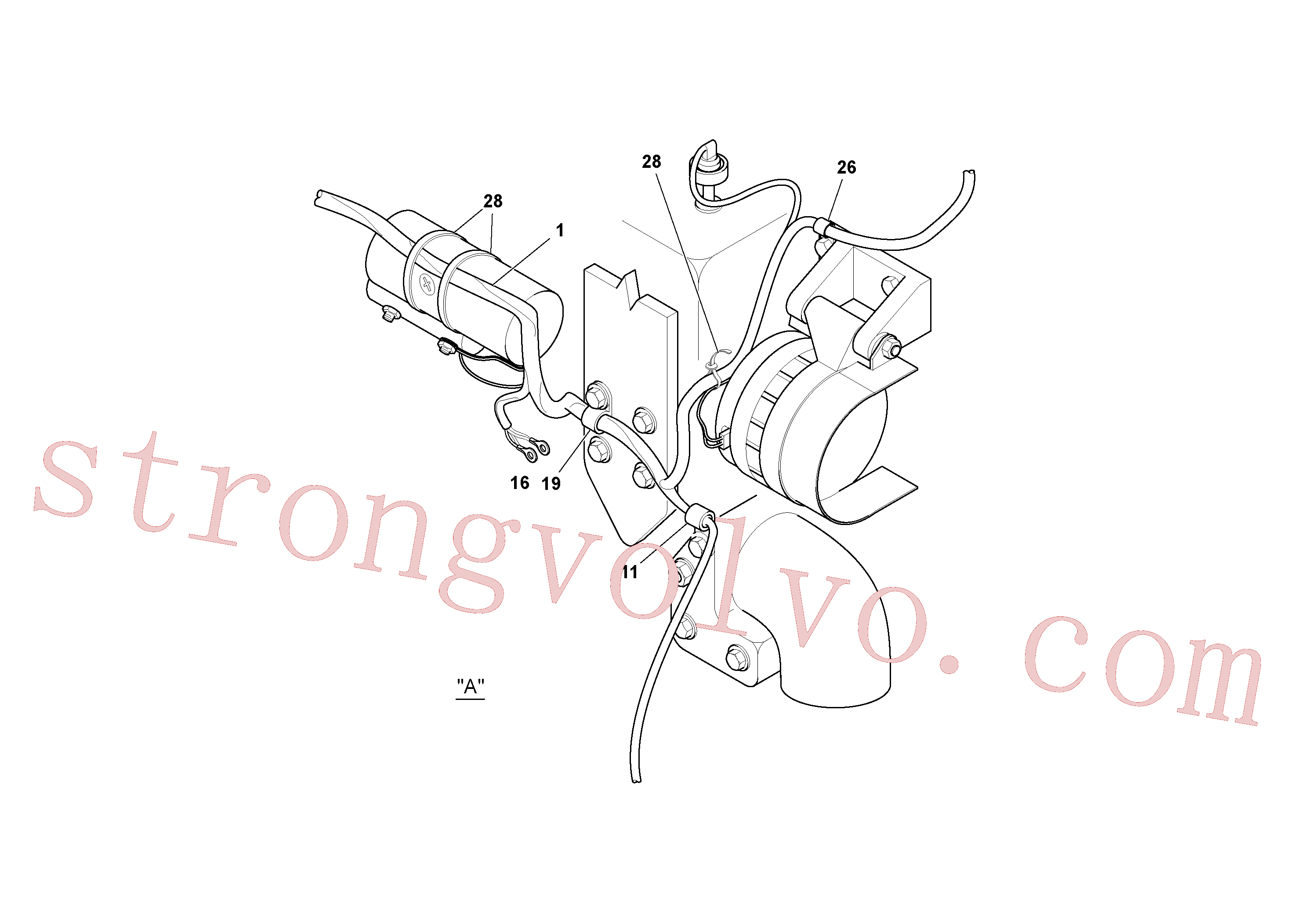 RM95424586 Volvo Instalação de cablagem(1052645 Montagem)