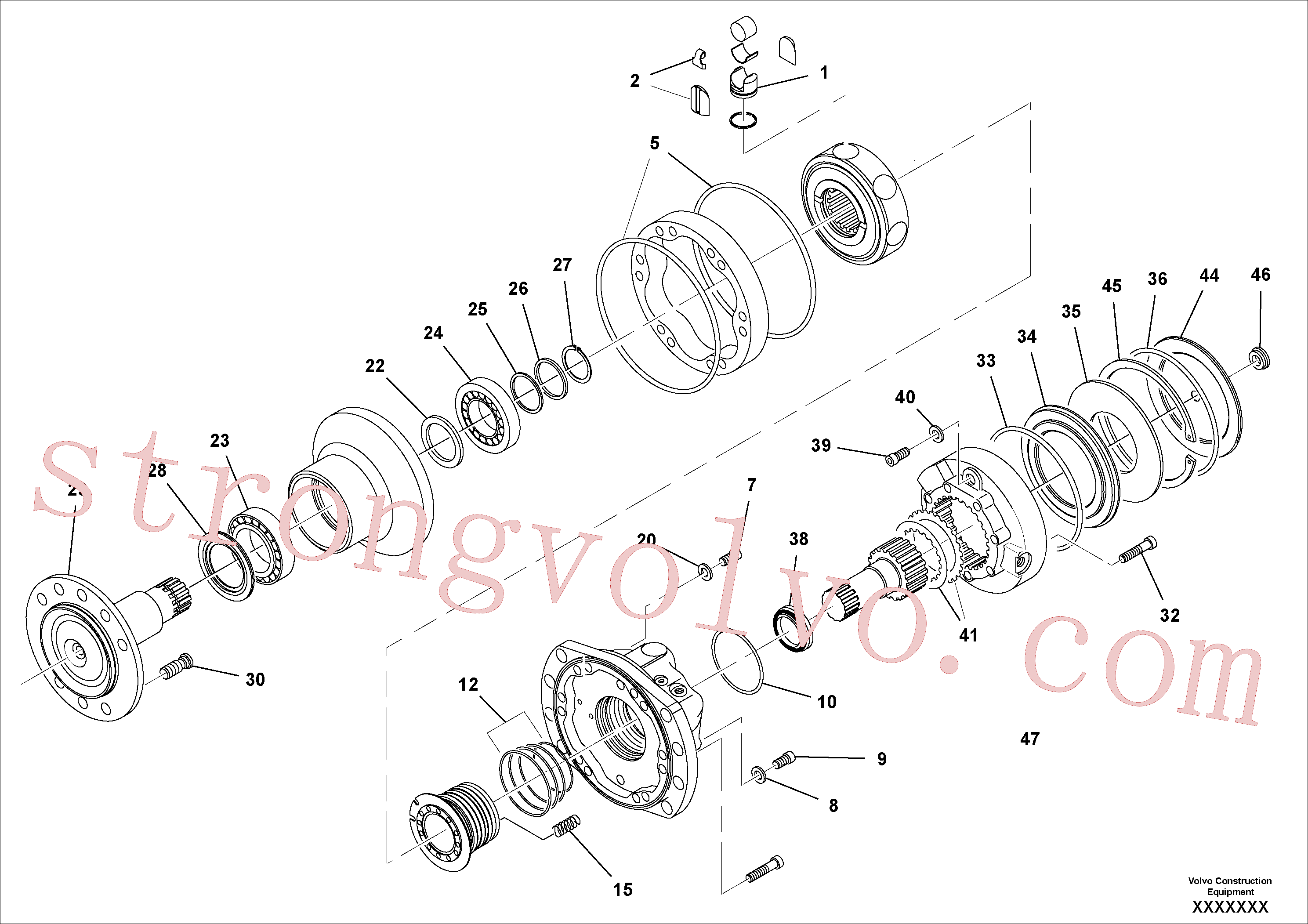Volvo Montagem RM59888909 Jogo de vedação Acessórios