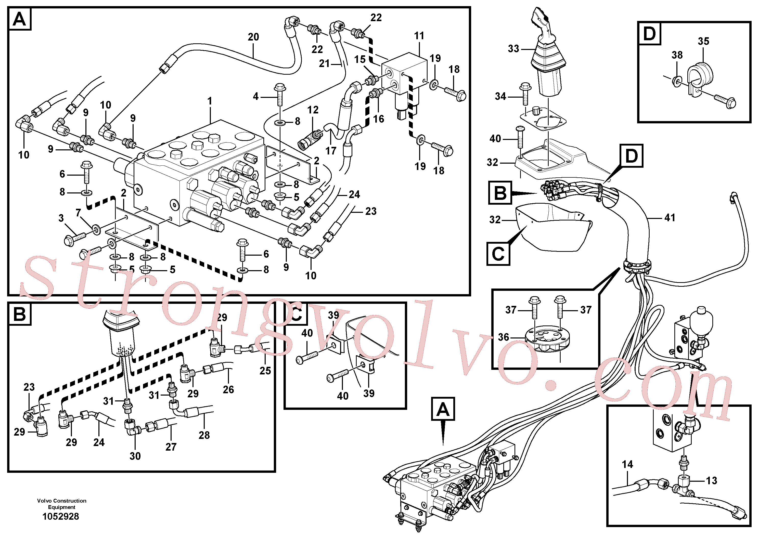 Volvo Acessórios para escavadeira VOE14568570 Capô Acessórios