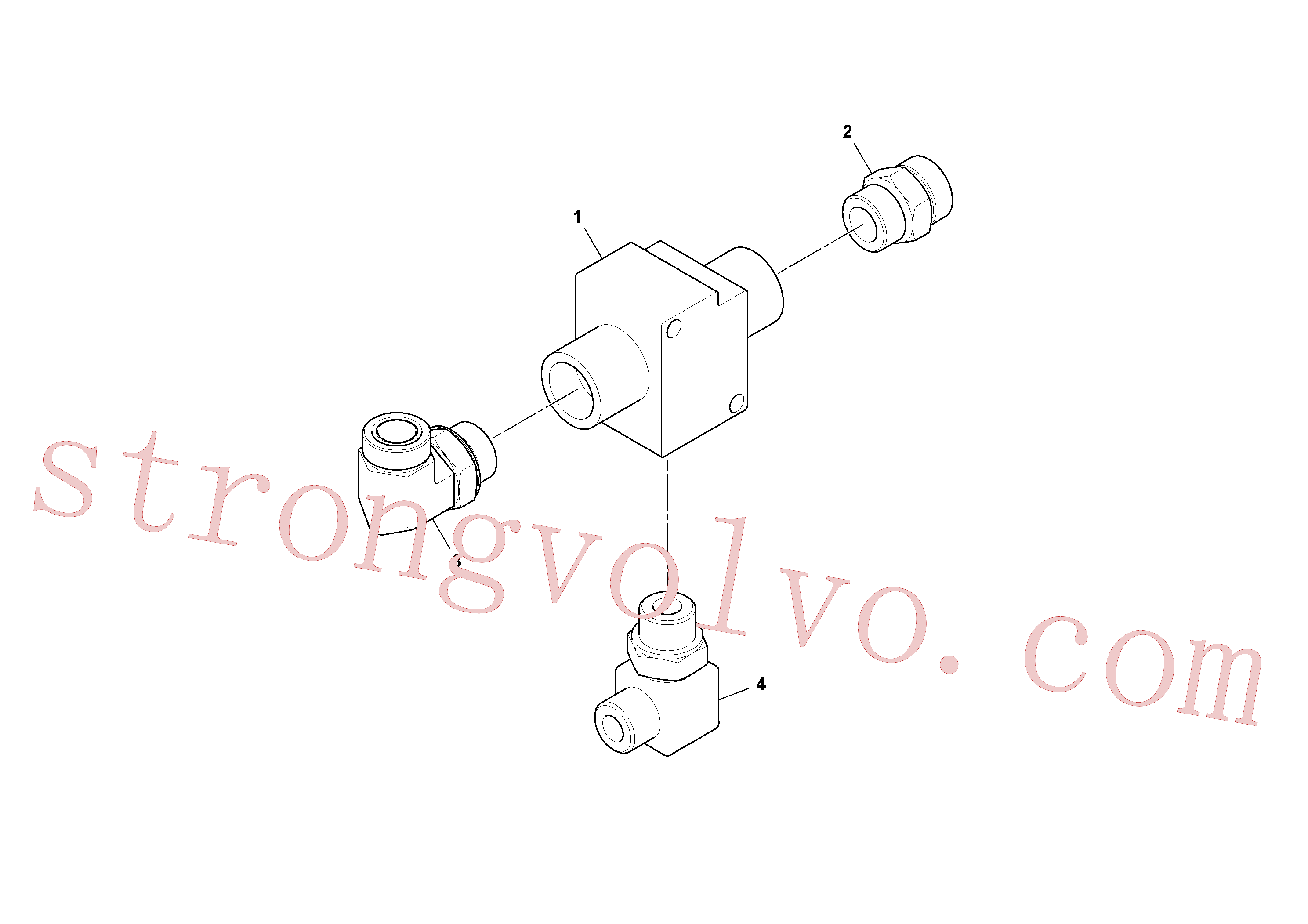 RM13205364 Volvo Instalação da válvula de derivação térmica(1052962 Montagem)