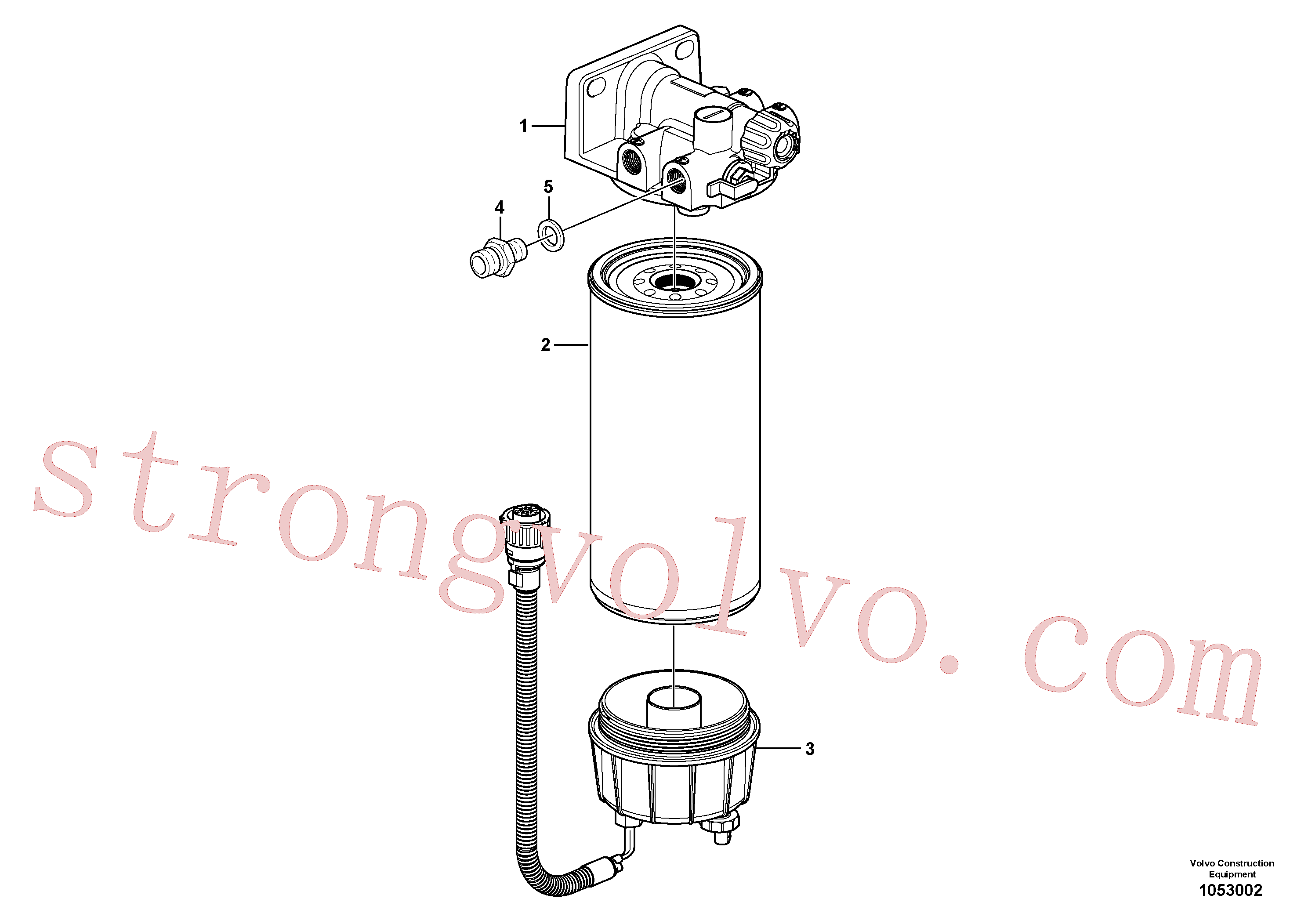 VOE11110683 Volvo Separador de água(1053002 Montagem)