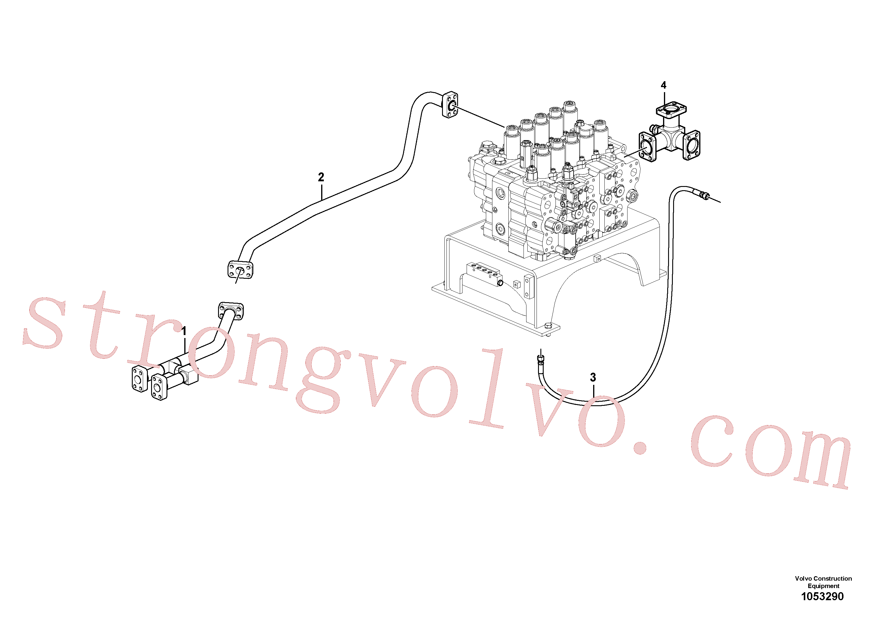 China Made VOE937518 Rockmaster/1SC Volvo Acessórios para escavadeira