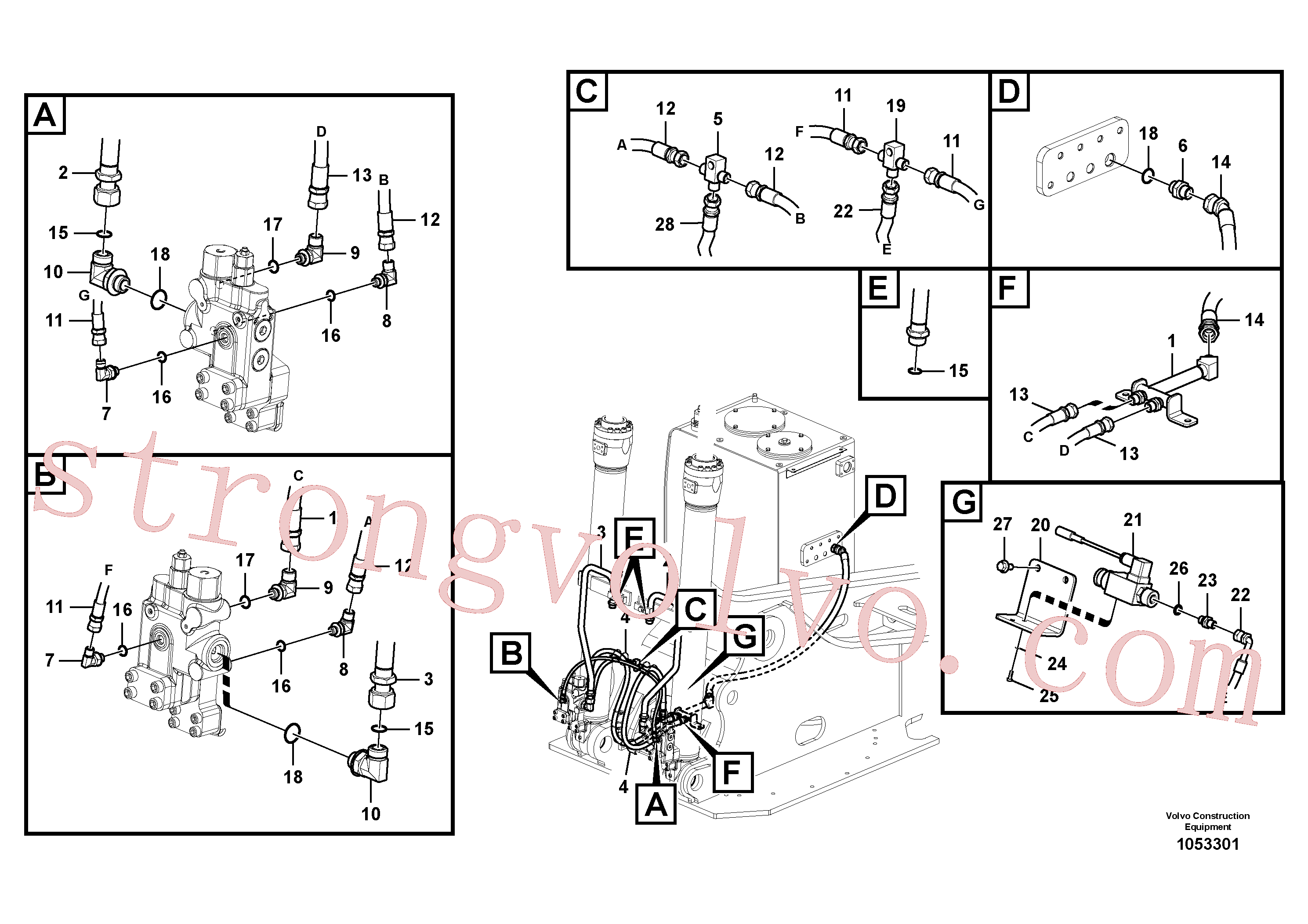 VOE14515278 Interruptor Volvo escavadeira
