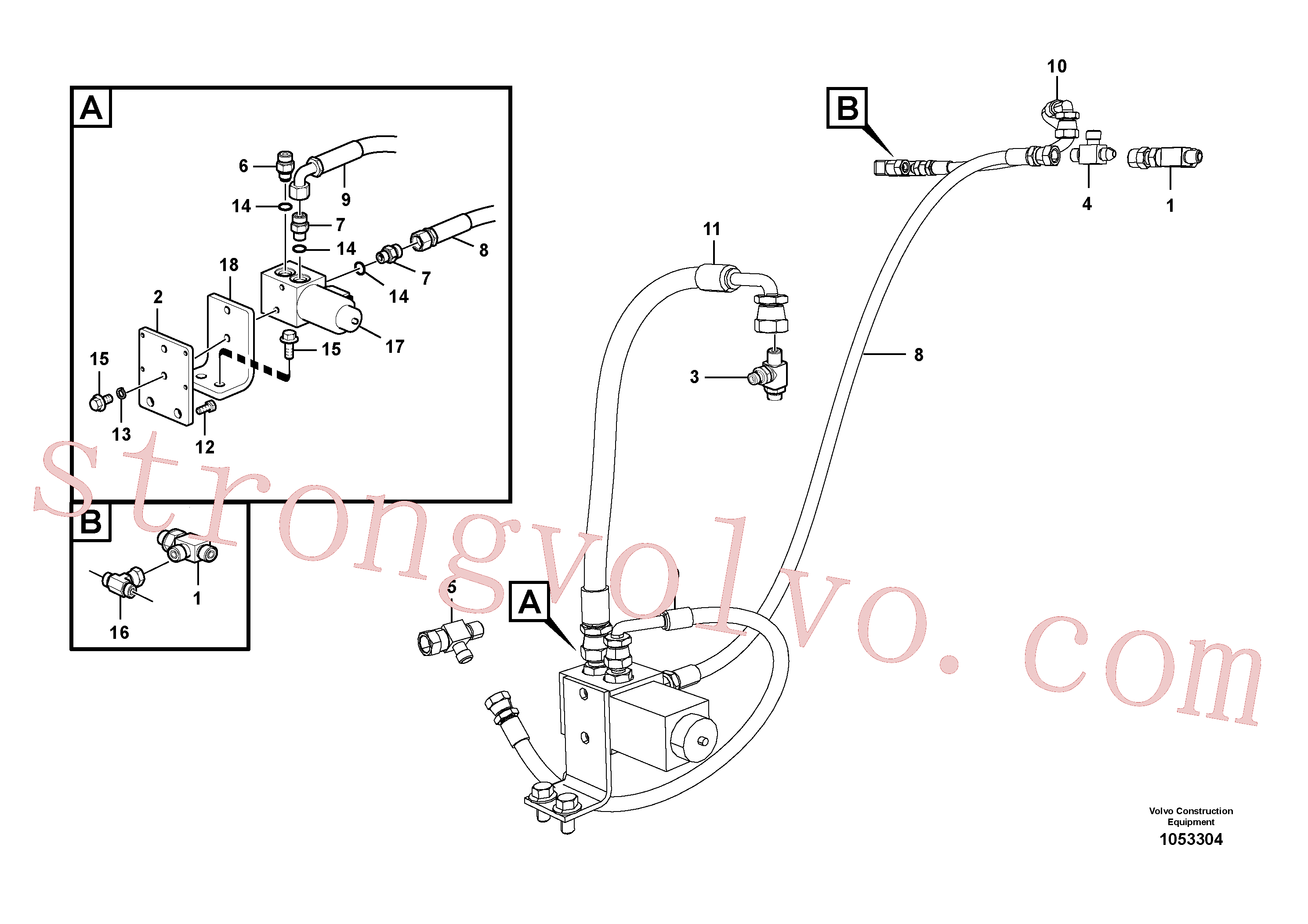 SA9411-95190 Volvo(1053304 Montagem)