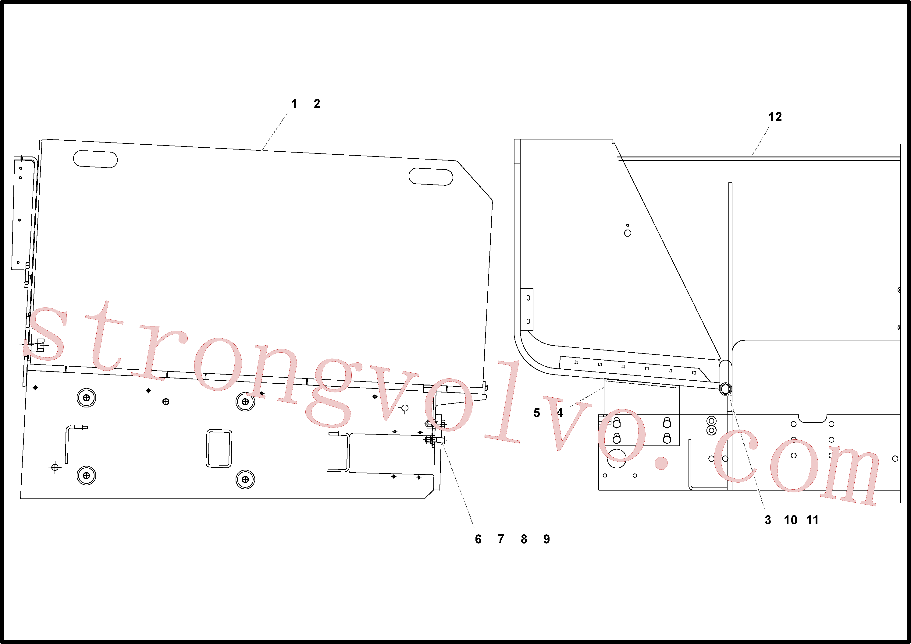 Atacado RM95997706 Arruela trava Volvo escavadeira