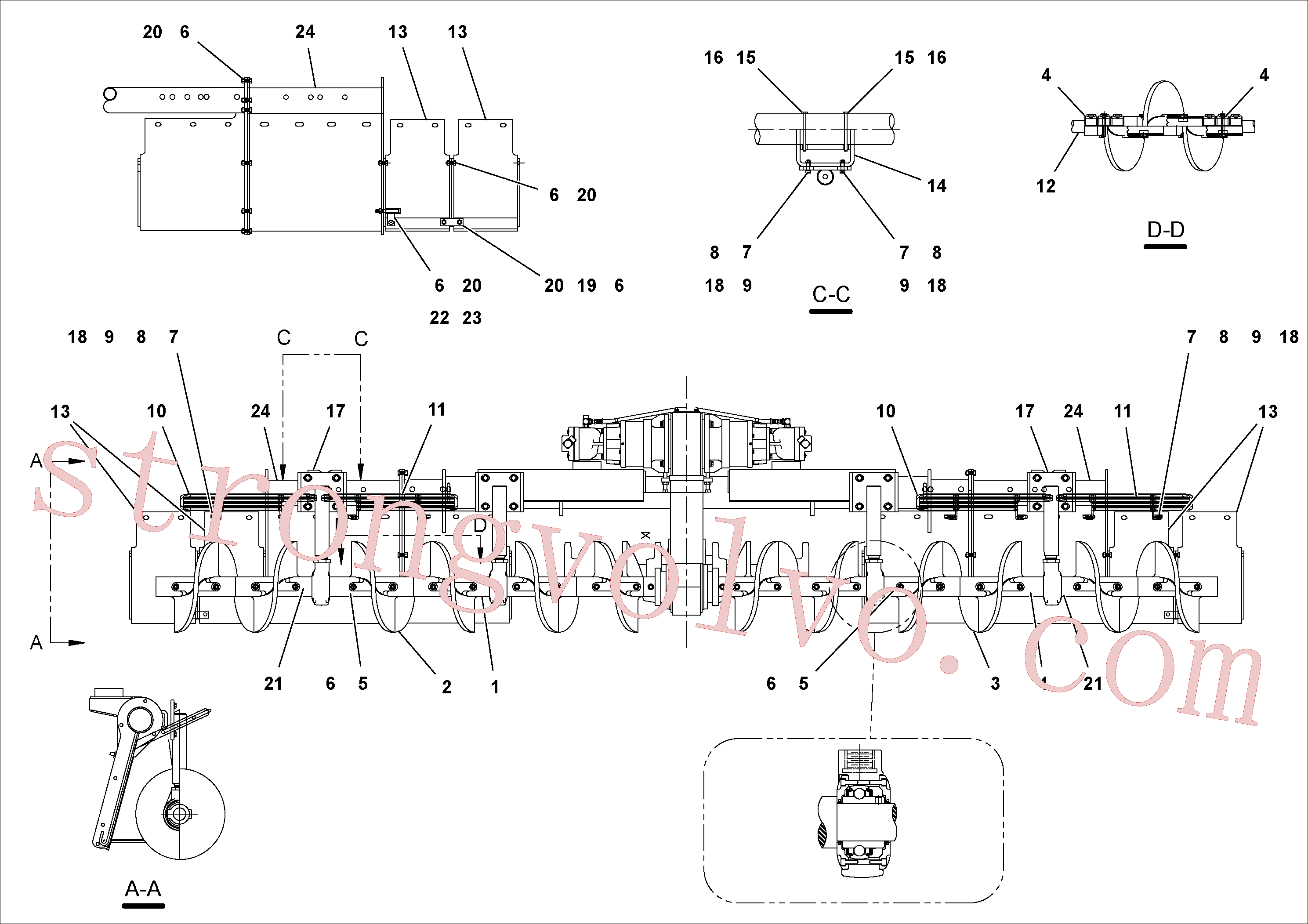 RM95943080 Volvo(1053386 Montagem)