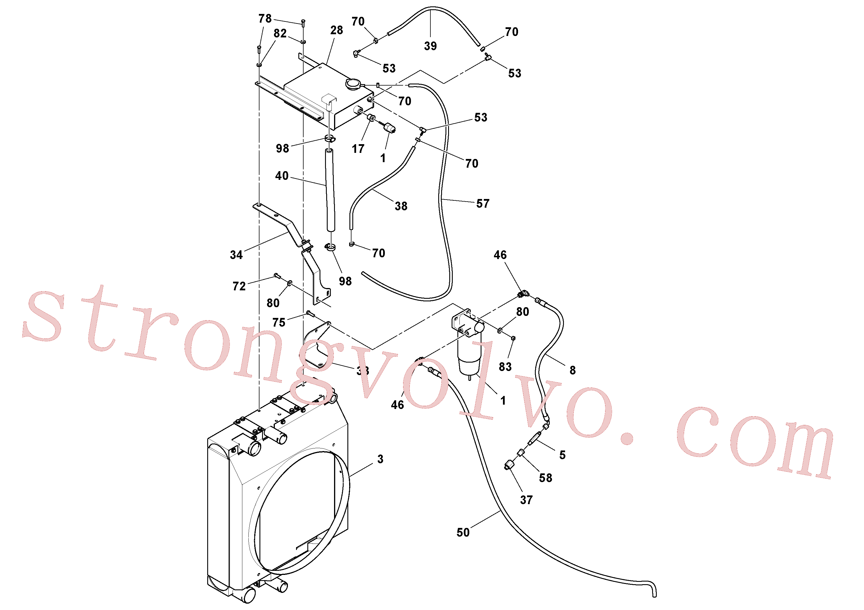 RM58848979 Volvo Conjunto de motor(1053465 Montagem)