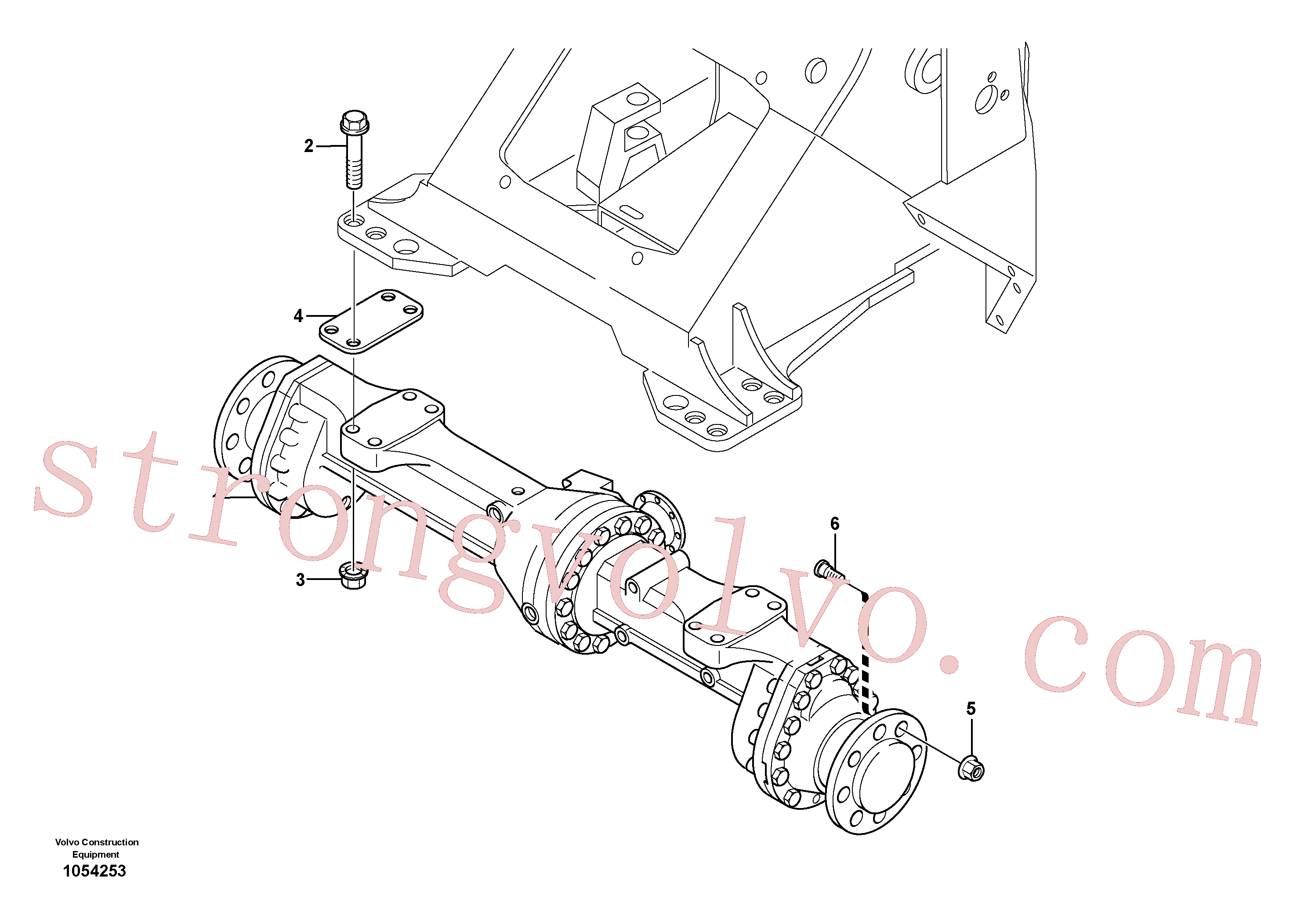 Volvo Montagem VOE17448487 Wheel nut Acessórios