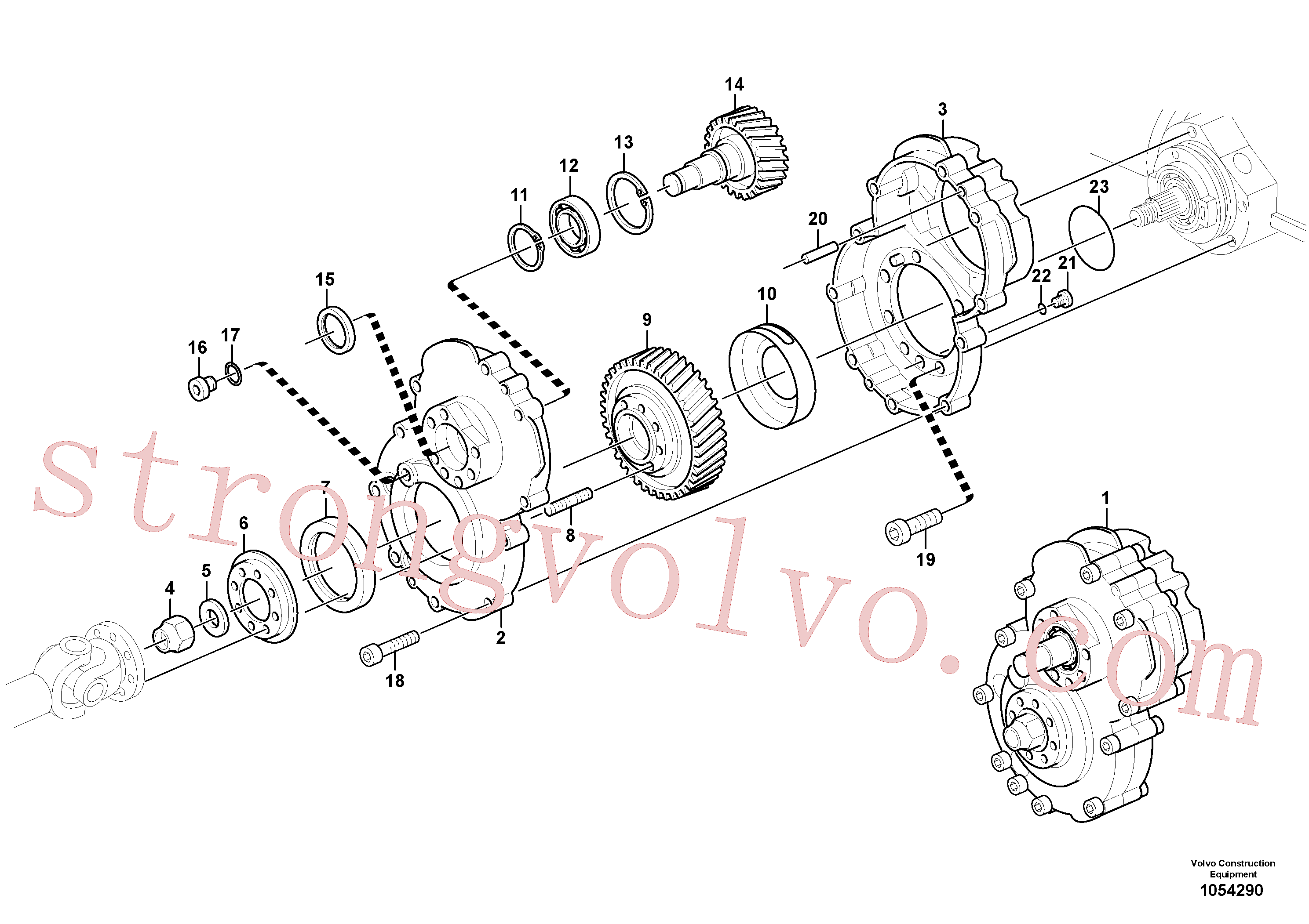 Volvo Acessórios para escavadeira VOE11715024 Porca Acessórios