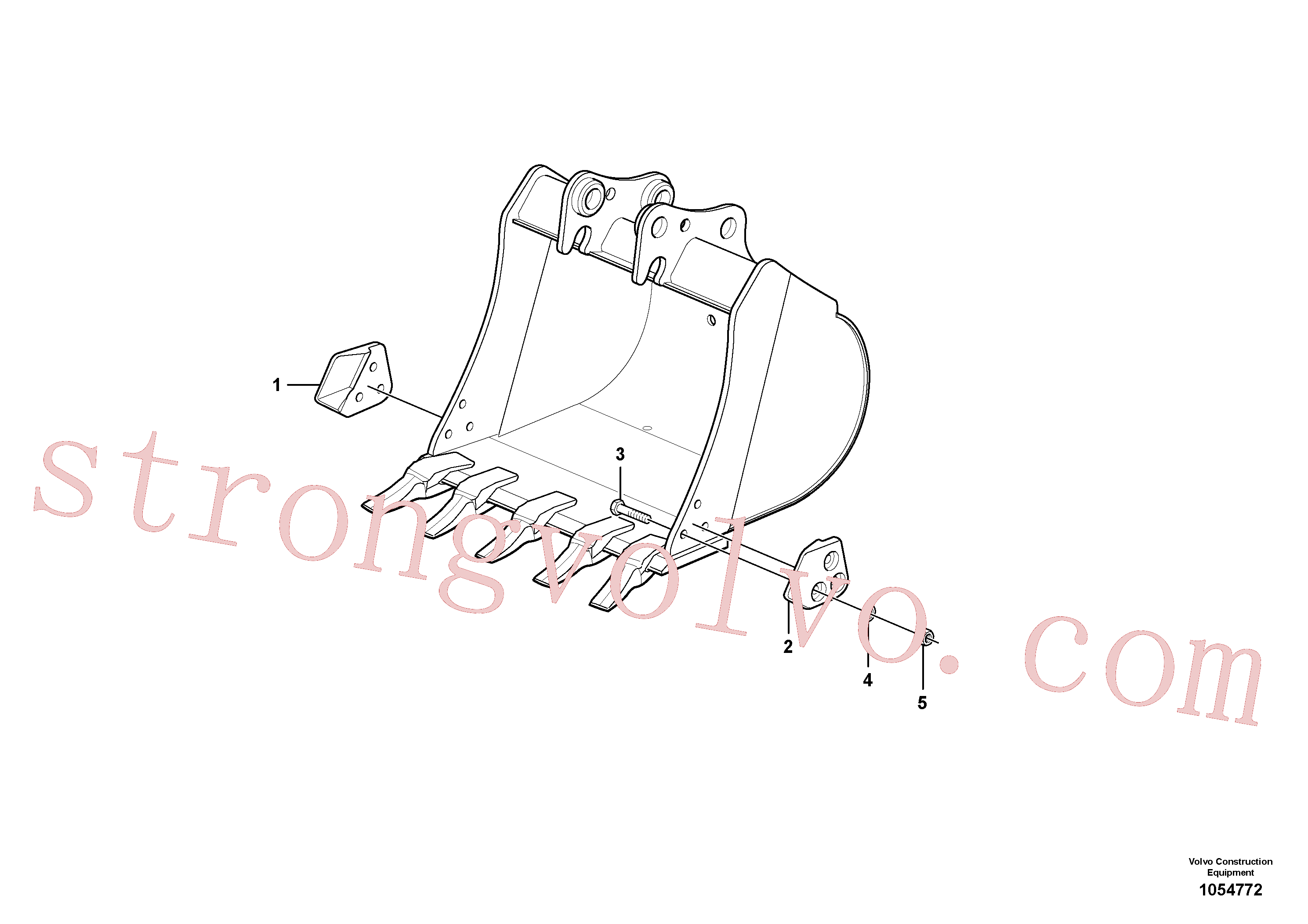 SA1070-23190 Volvo(1054772 Montagem)