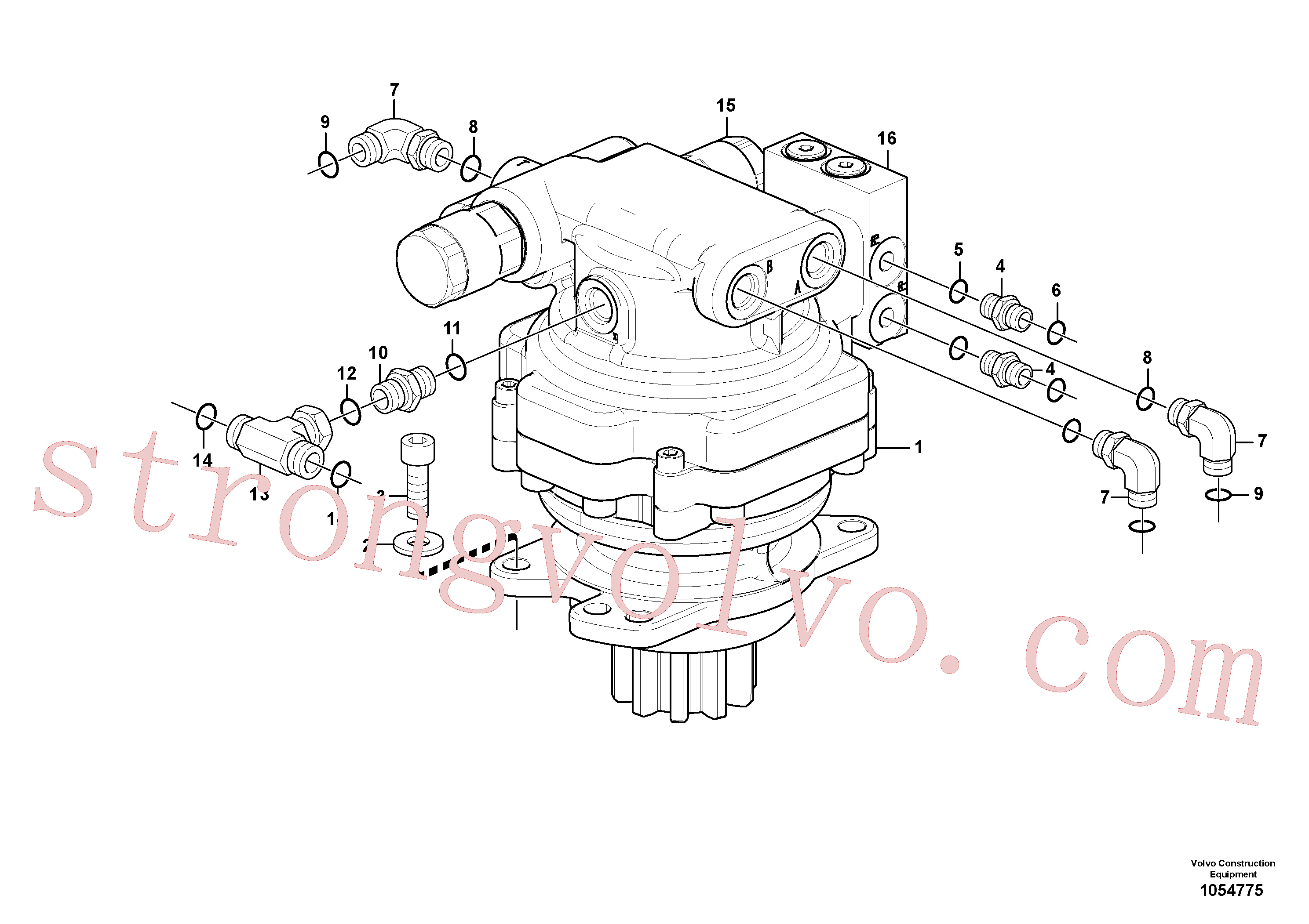 SA9511-42904 Anel-o Inscreva-se para Volvo Acessórios para escavadeira