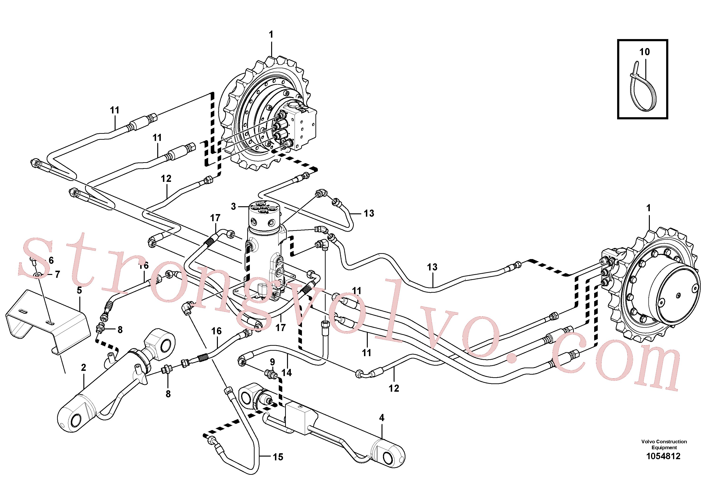 Volvo Acessórios para escavadeira VOE15614183 Pilot Acessórios