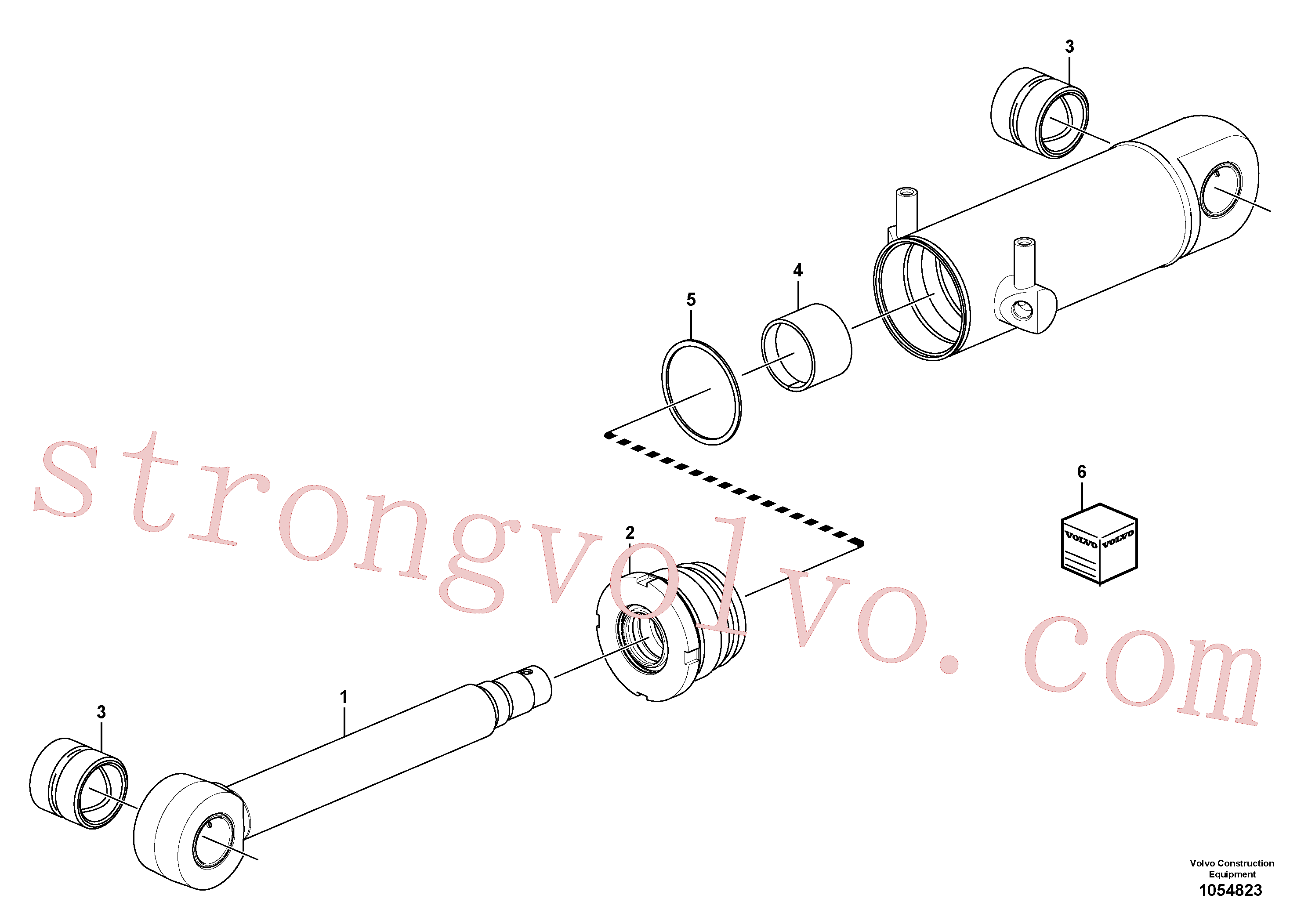 Volvo Montagem VOE15157667 Guia biela Acessórios