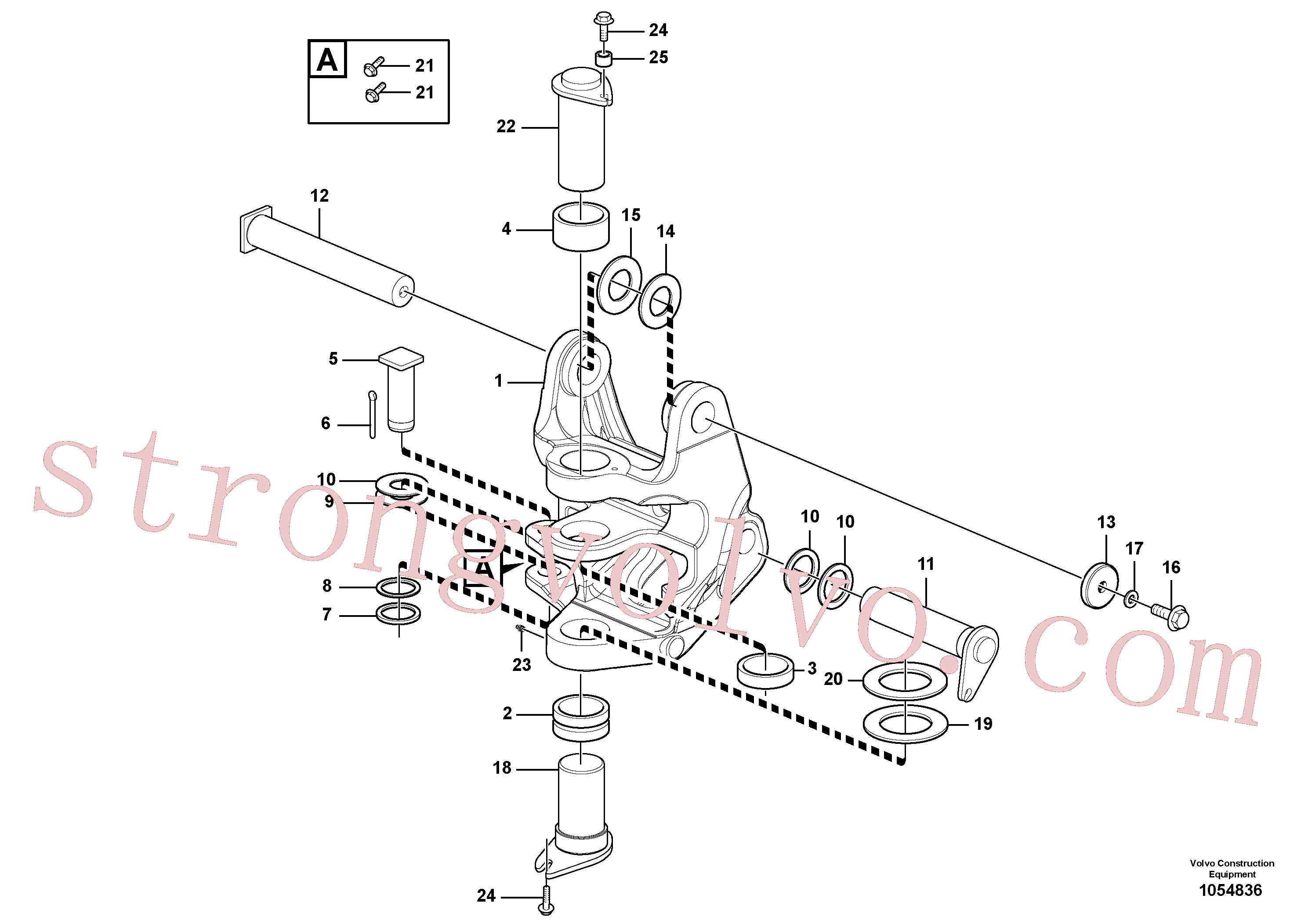 Atacado VOE11809063 Bucha Volvo escavadeira