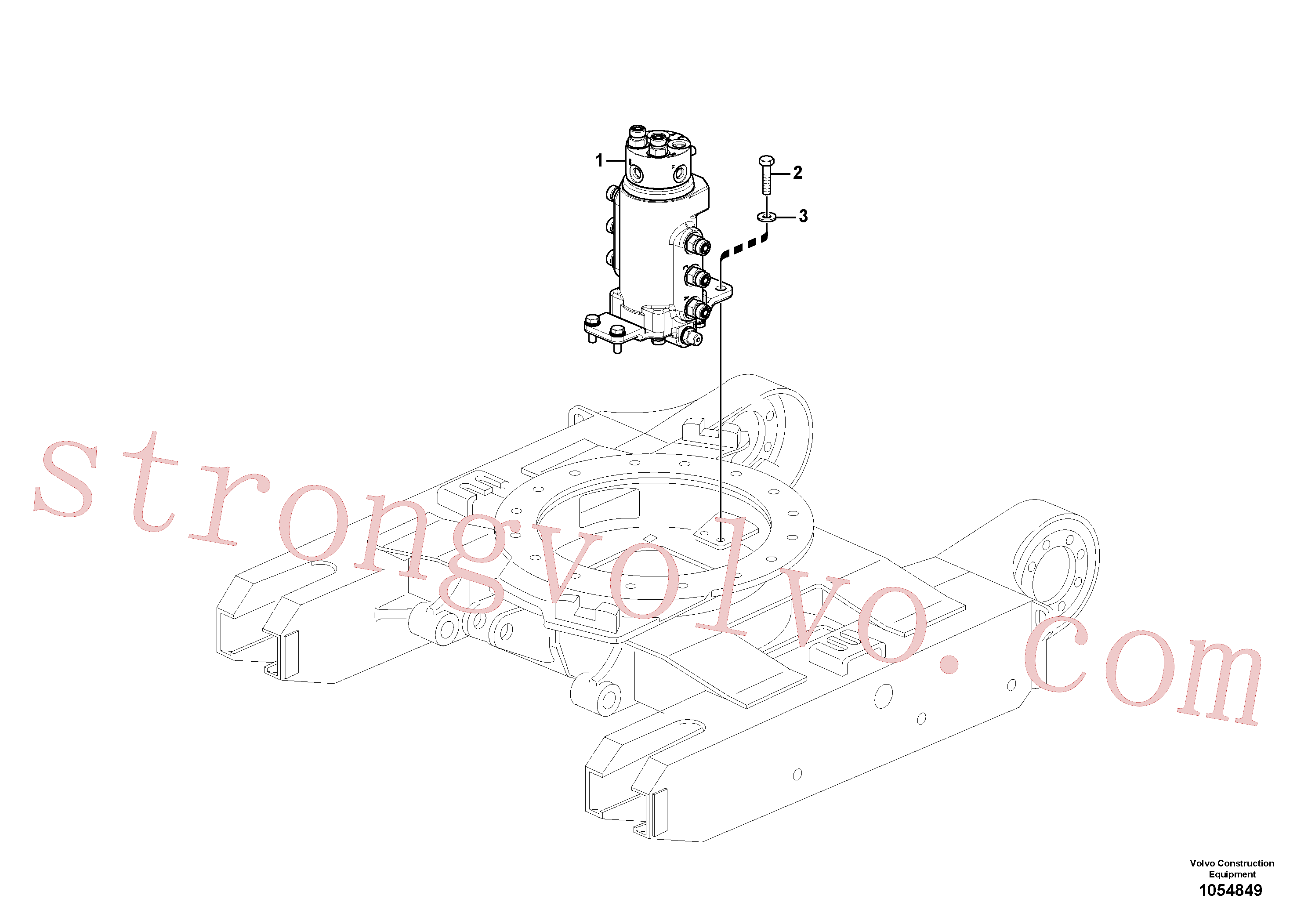 VOE15611617 Volvo Equipamento da junta articulada(1054849 Montagem)