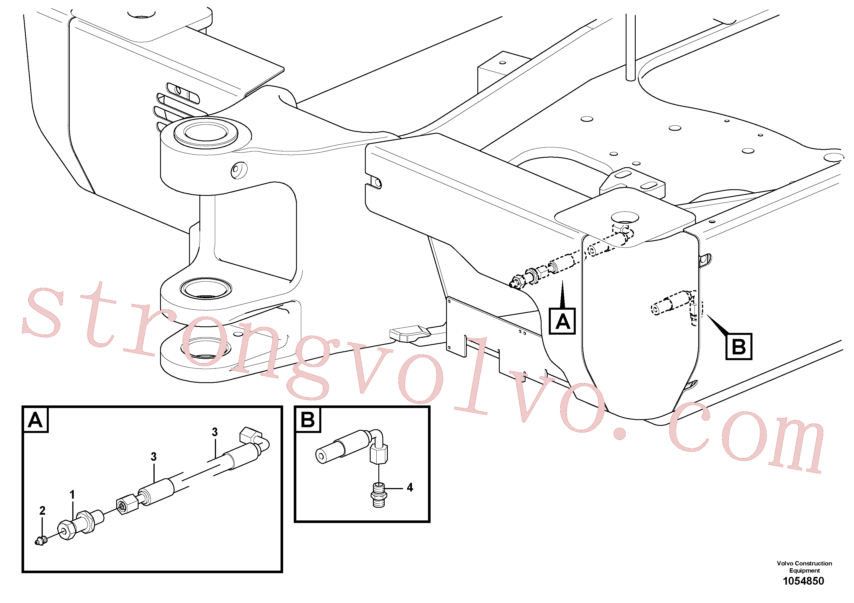 VOE942631 Volvo Lubrificação(1054850 Montagem)