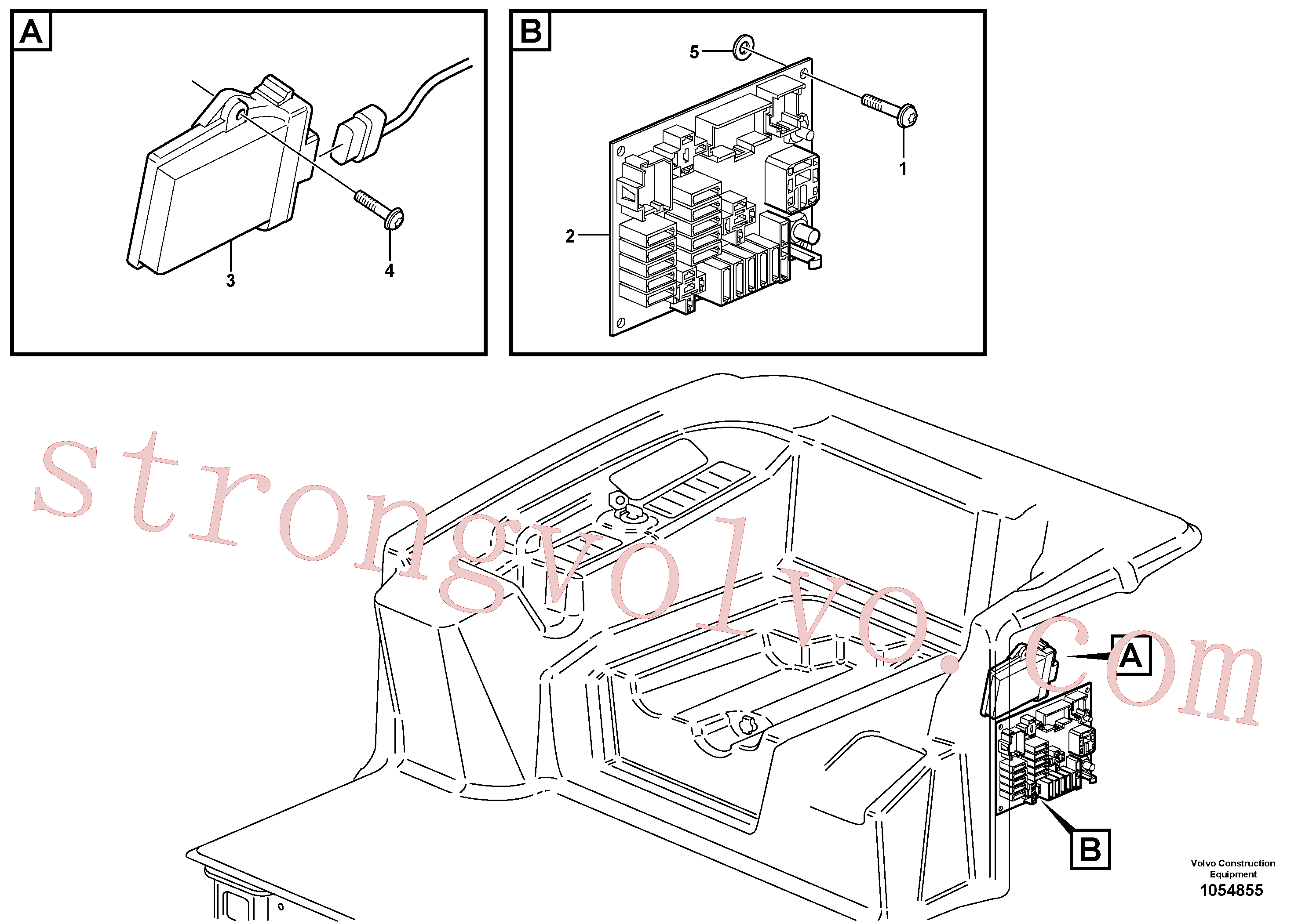 VOE969404 Paraf soquete sext Volvo escavadeira
