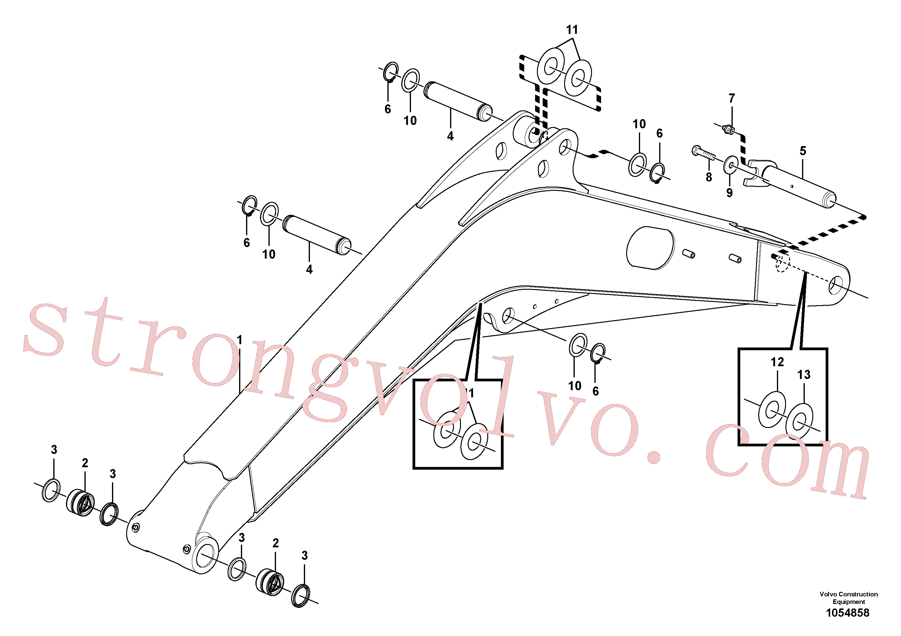 VOE16217451 Volvo Lança(1054859 Montagem)