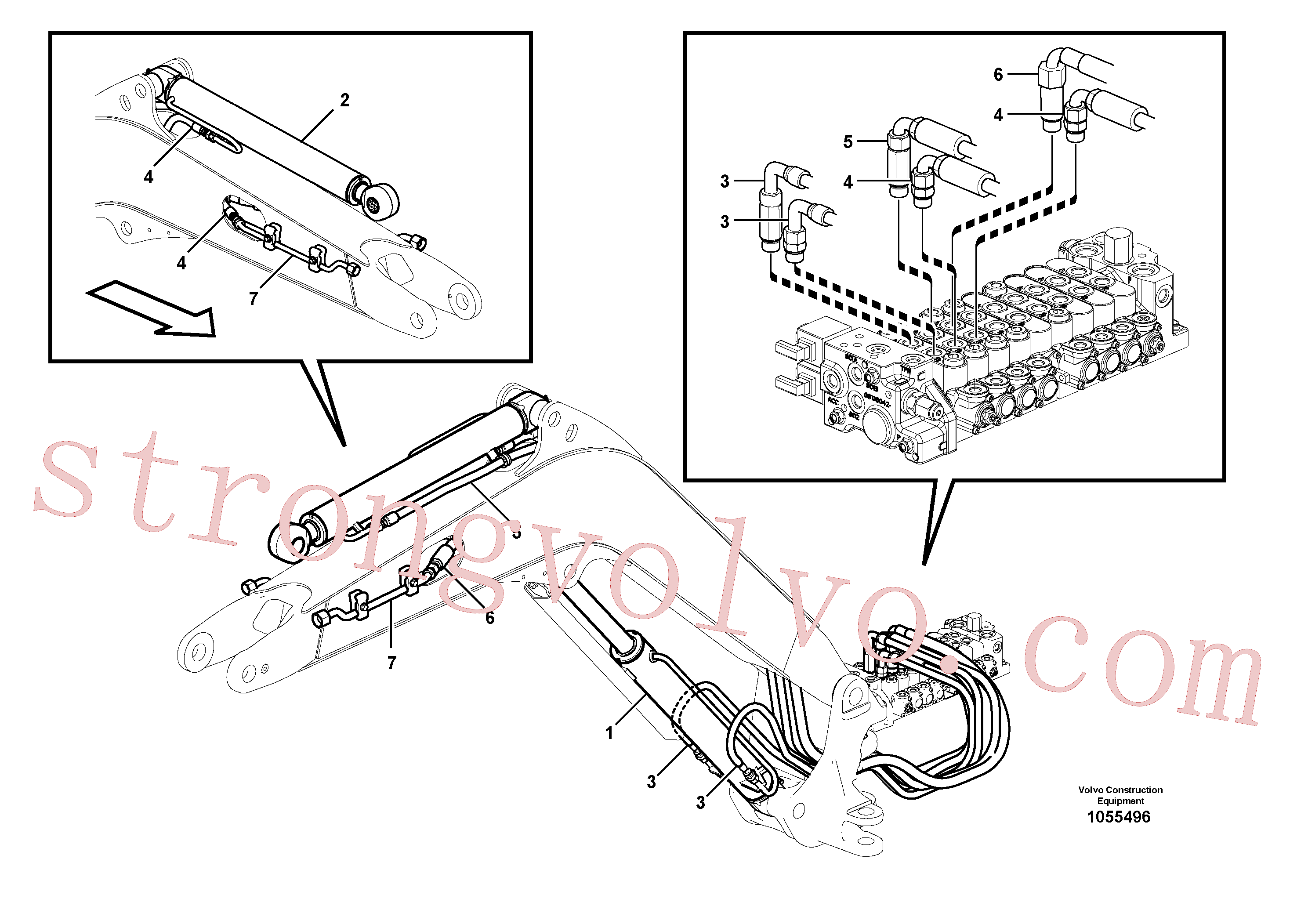 China Made VOE15622155 Eternity/2 Volvo Acessórios para escavadeira