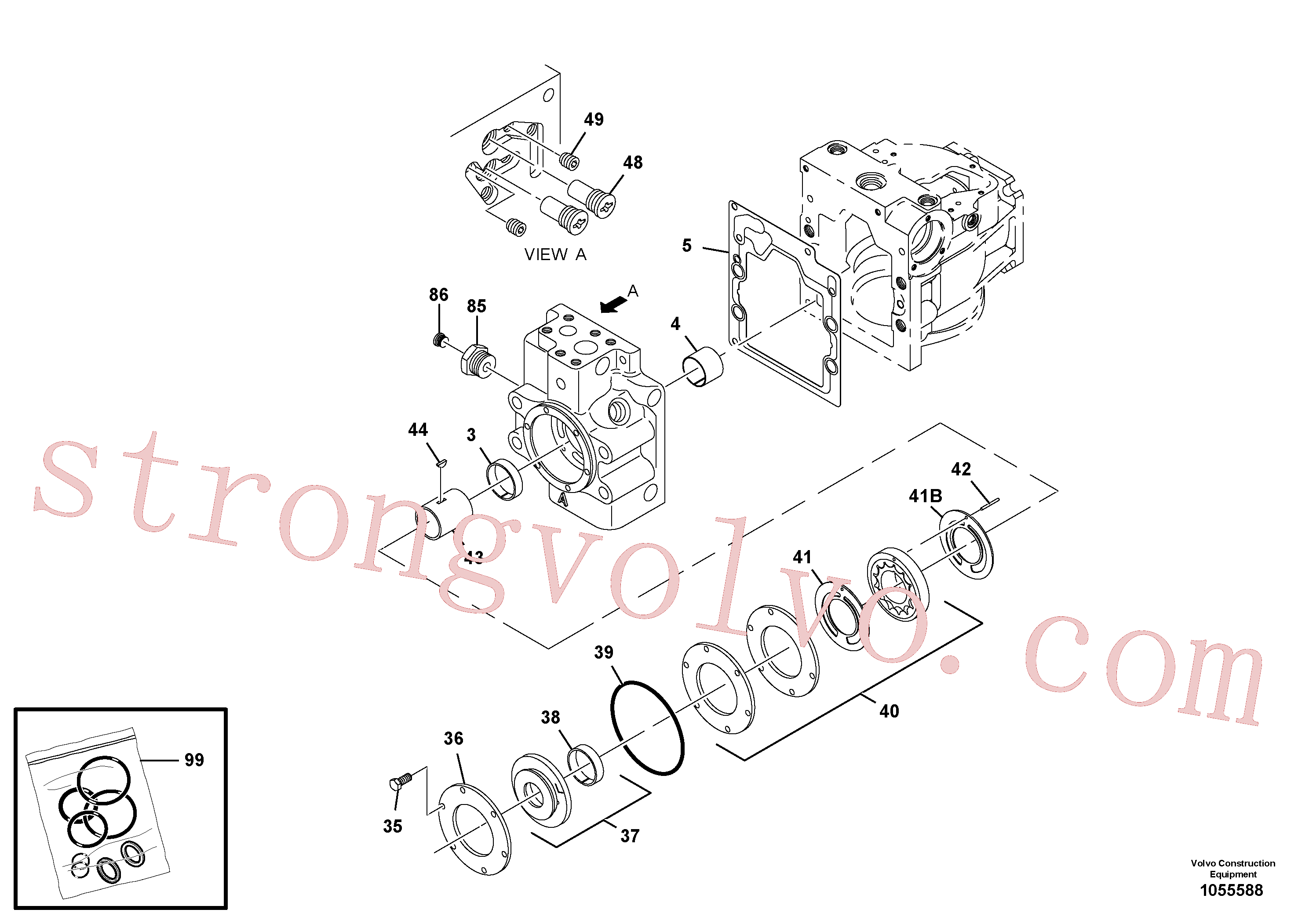 RM59933622 Volvo Bomba de propulsão(1055588 Montagem)