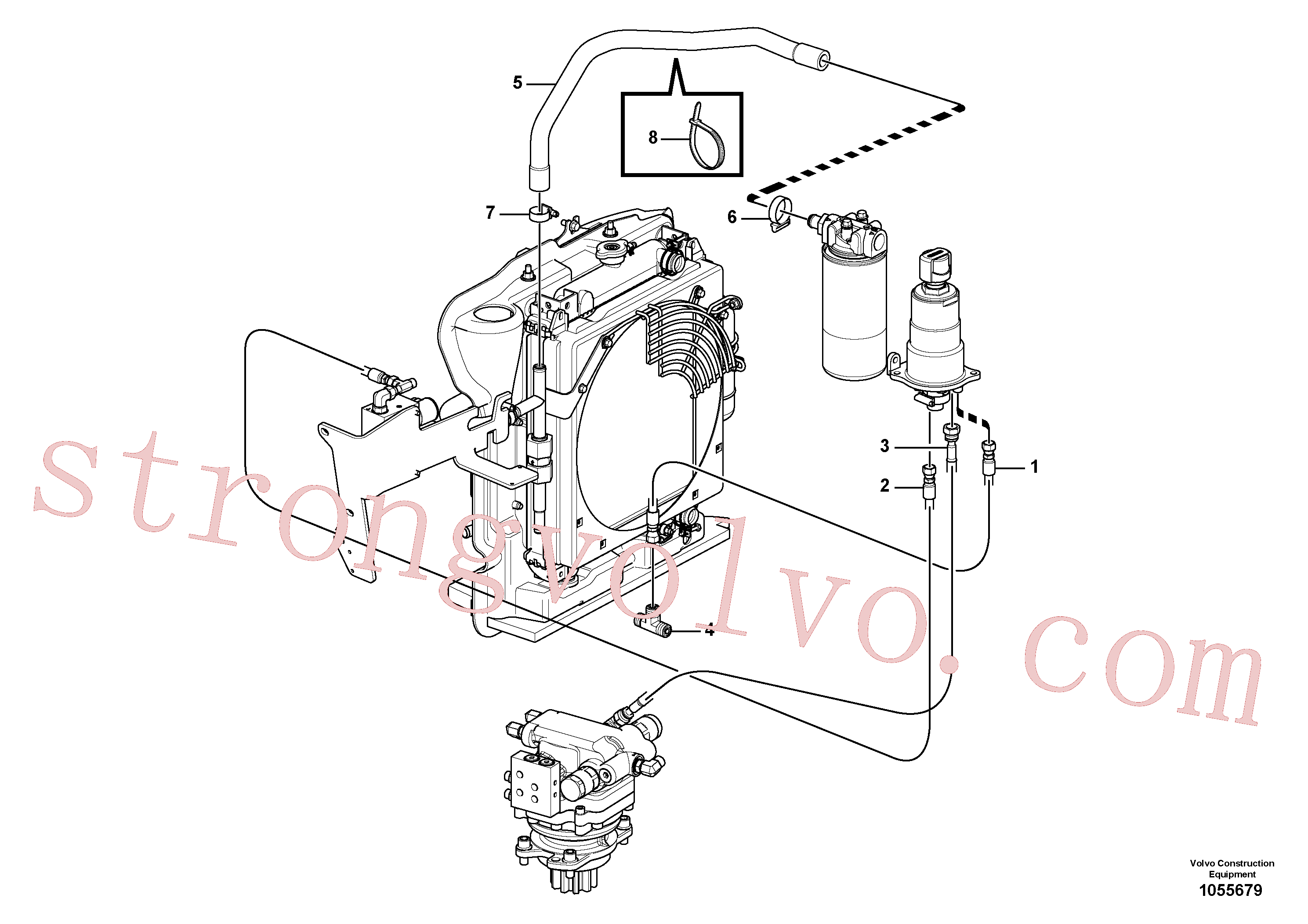 VOE15621472 Volvo(1055679 Montagem)