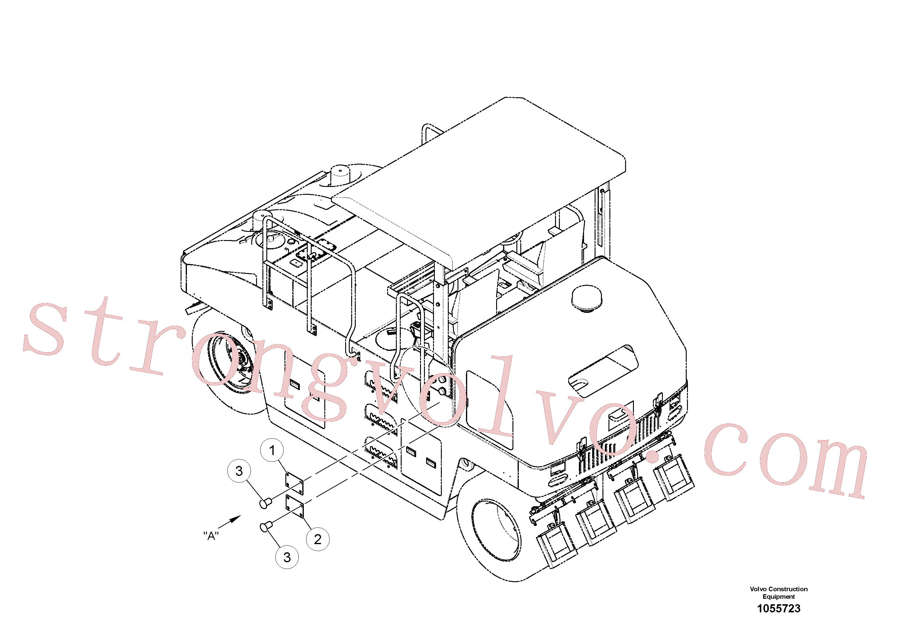 RM59010173 Metal Track Volvo escavadeira