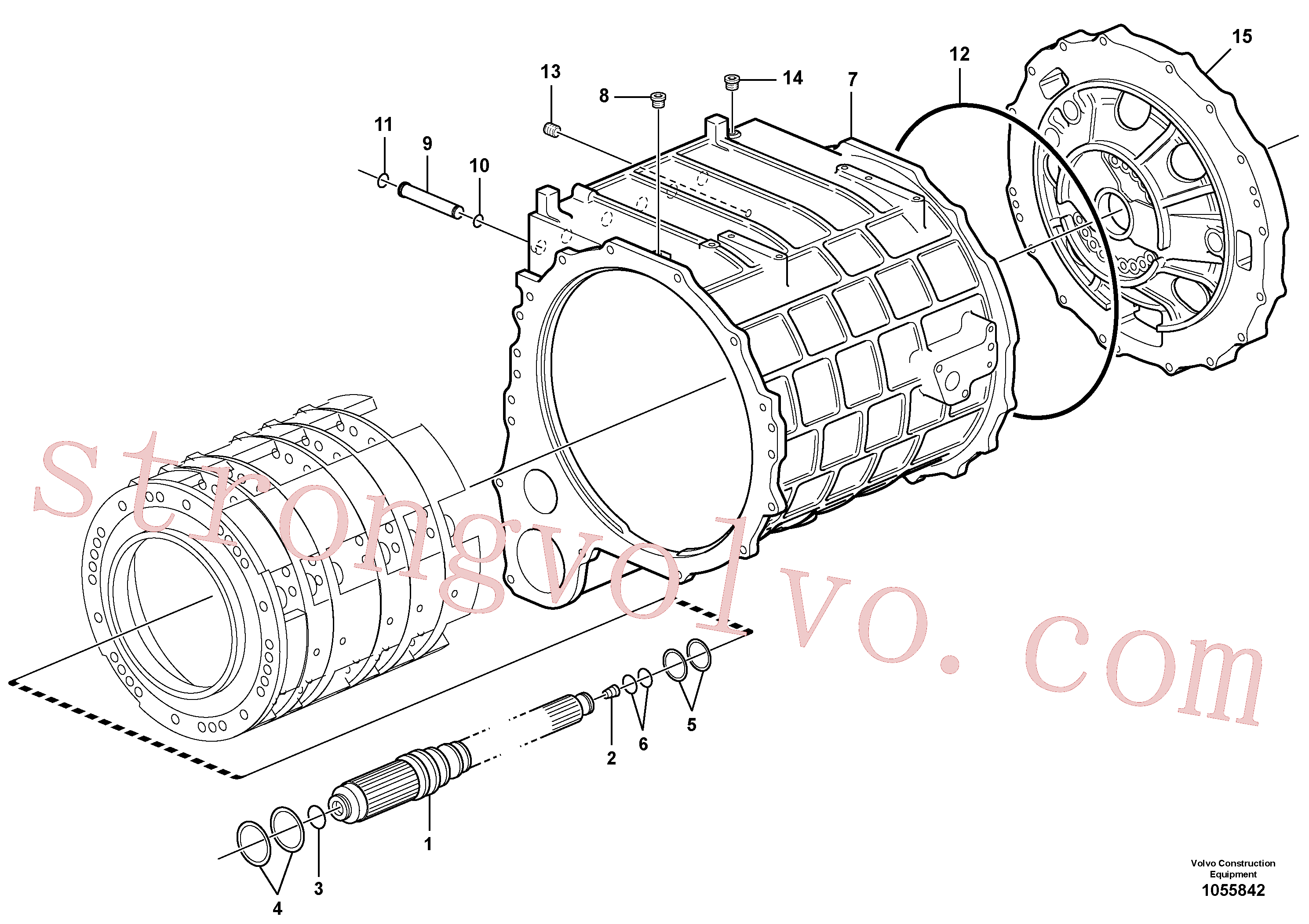 Volvo VOE15174511 Anel de vedação Volvo Acessórios para escavadeira