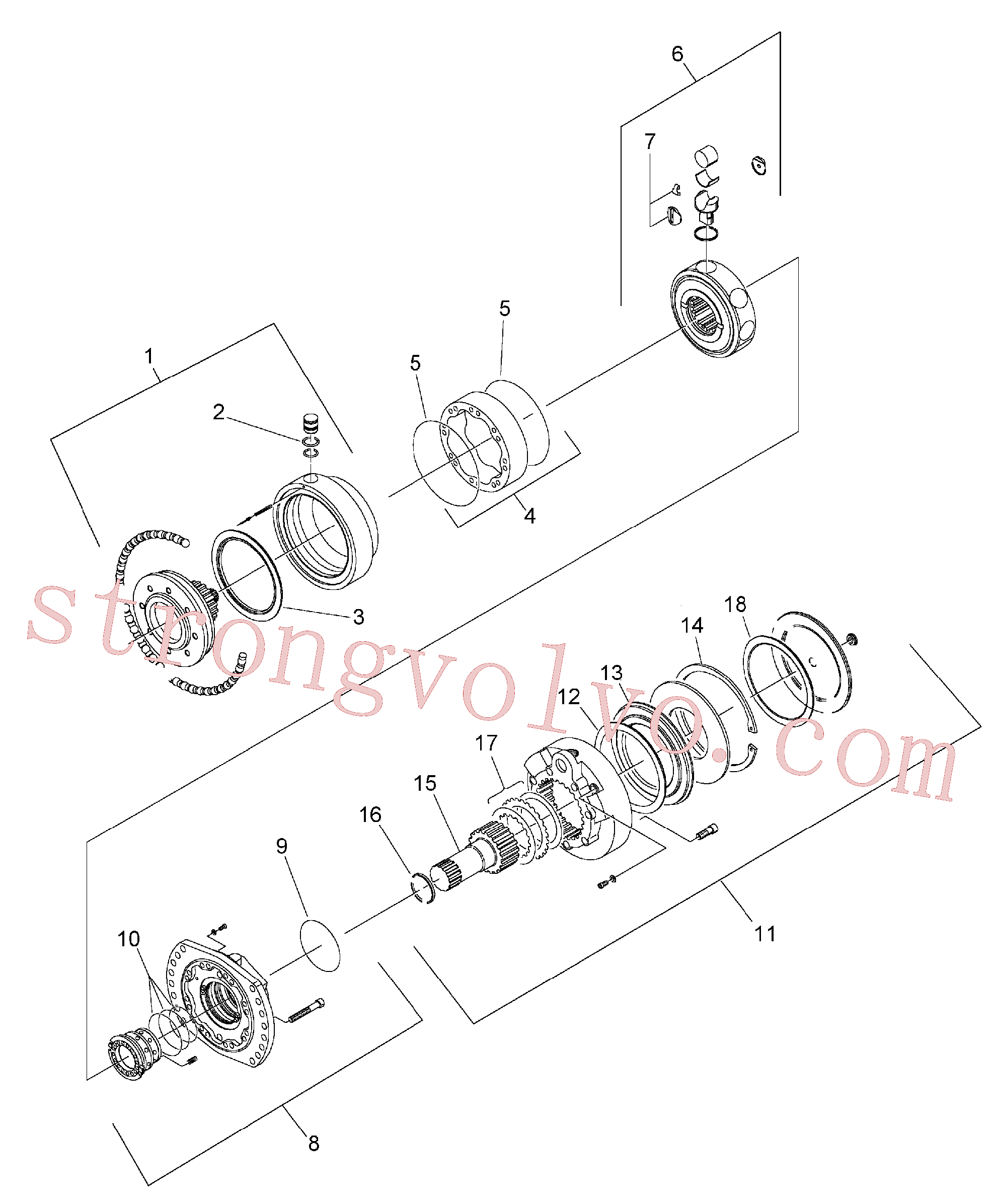 RM59902684 Volvo Motor directo(1055917 Montagem)