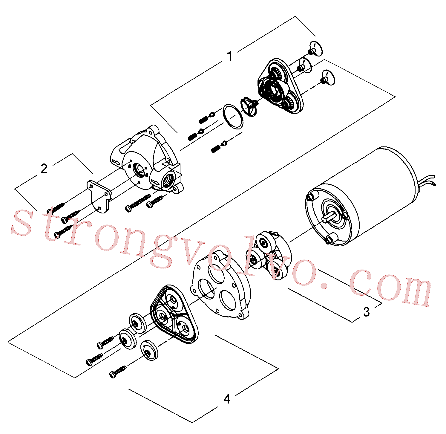 RM59123851 Volvo Bomba de água(1055937 Montagem)
