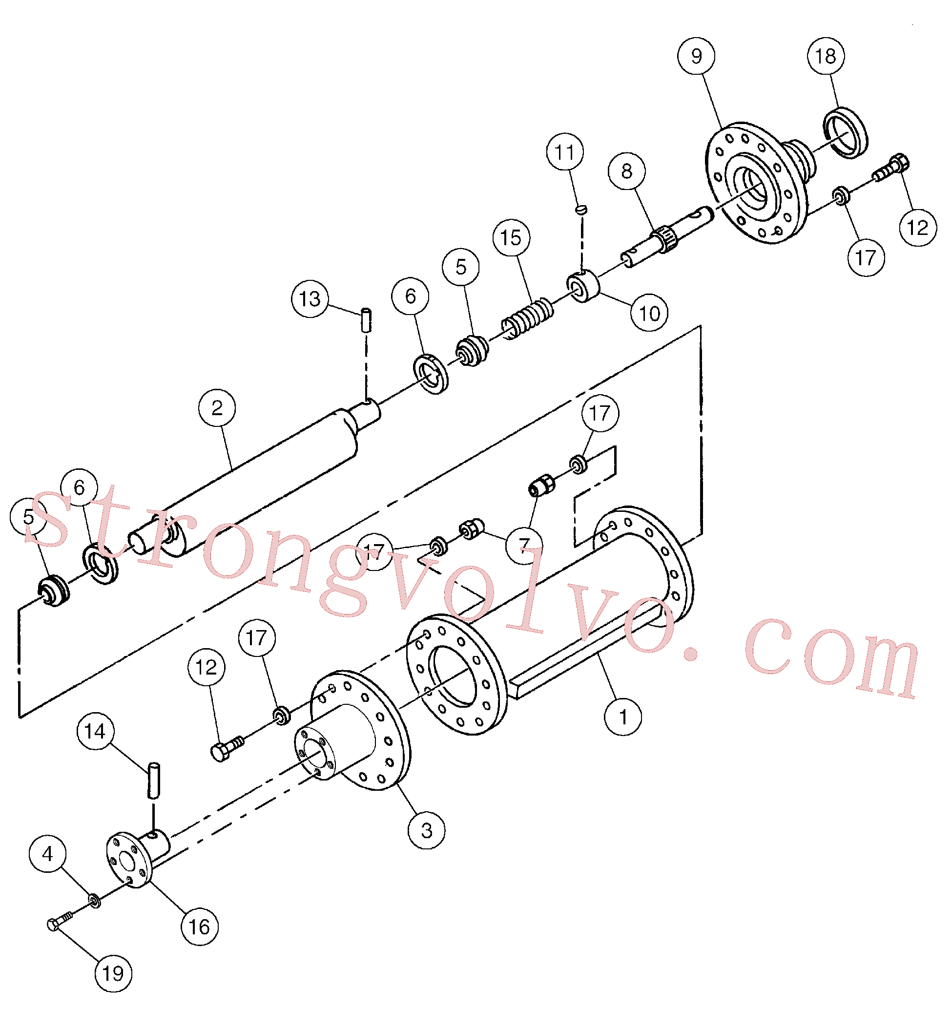 Volvo Acessórios para escavadeira RM95373775 Chave Acessórios