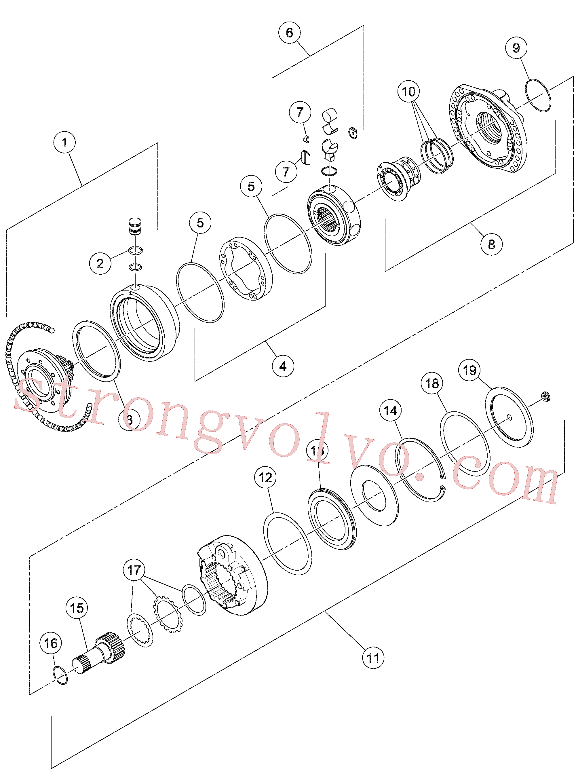 RM59234518 Volvo Motor directo(1056013 Montagem)