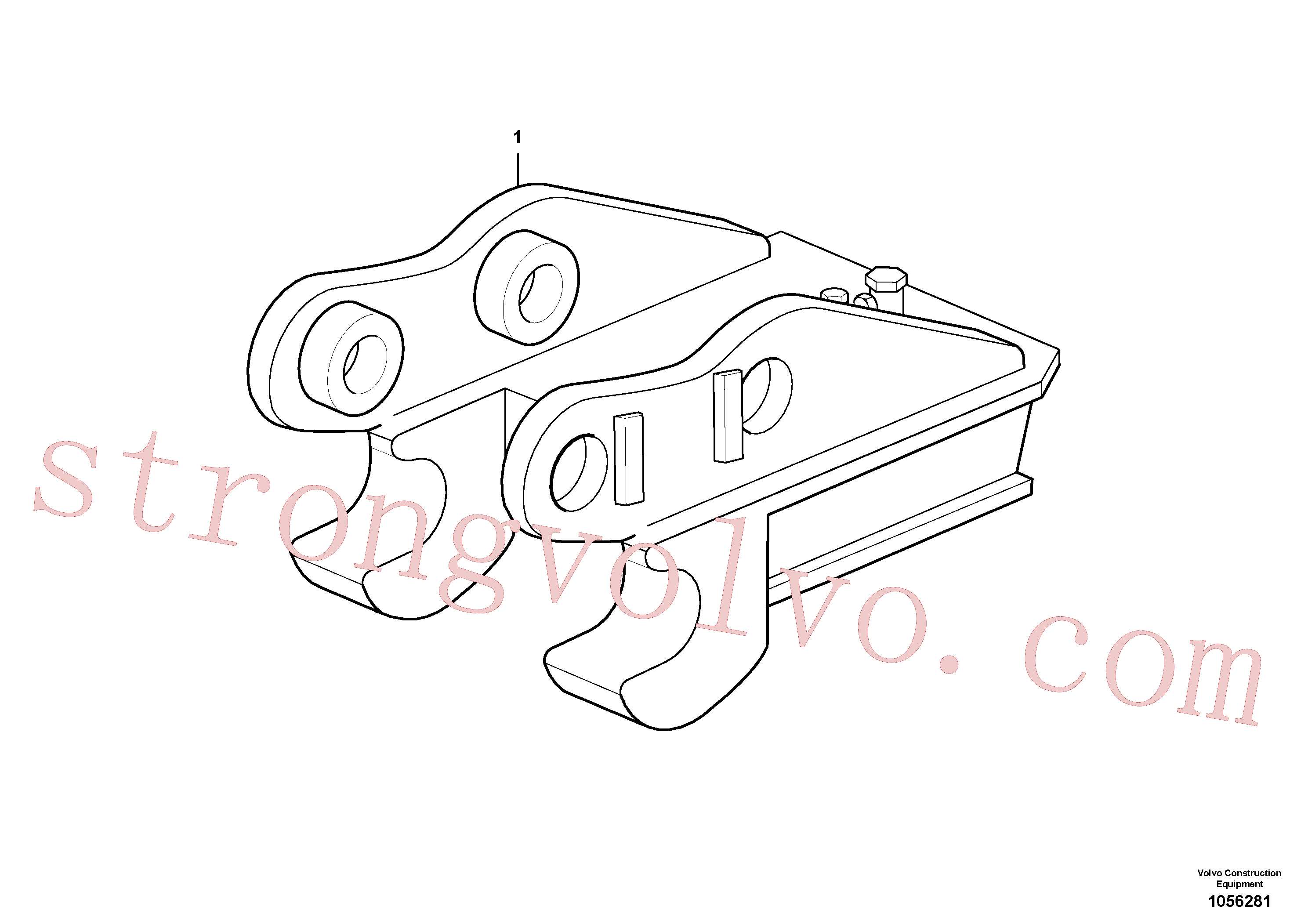 VOE11808805 Volvo Alavanca(1056281 Montagem)