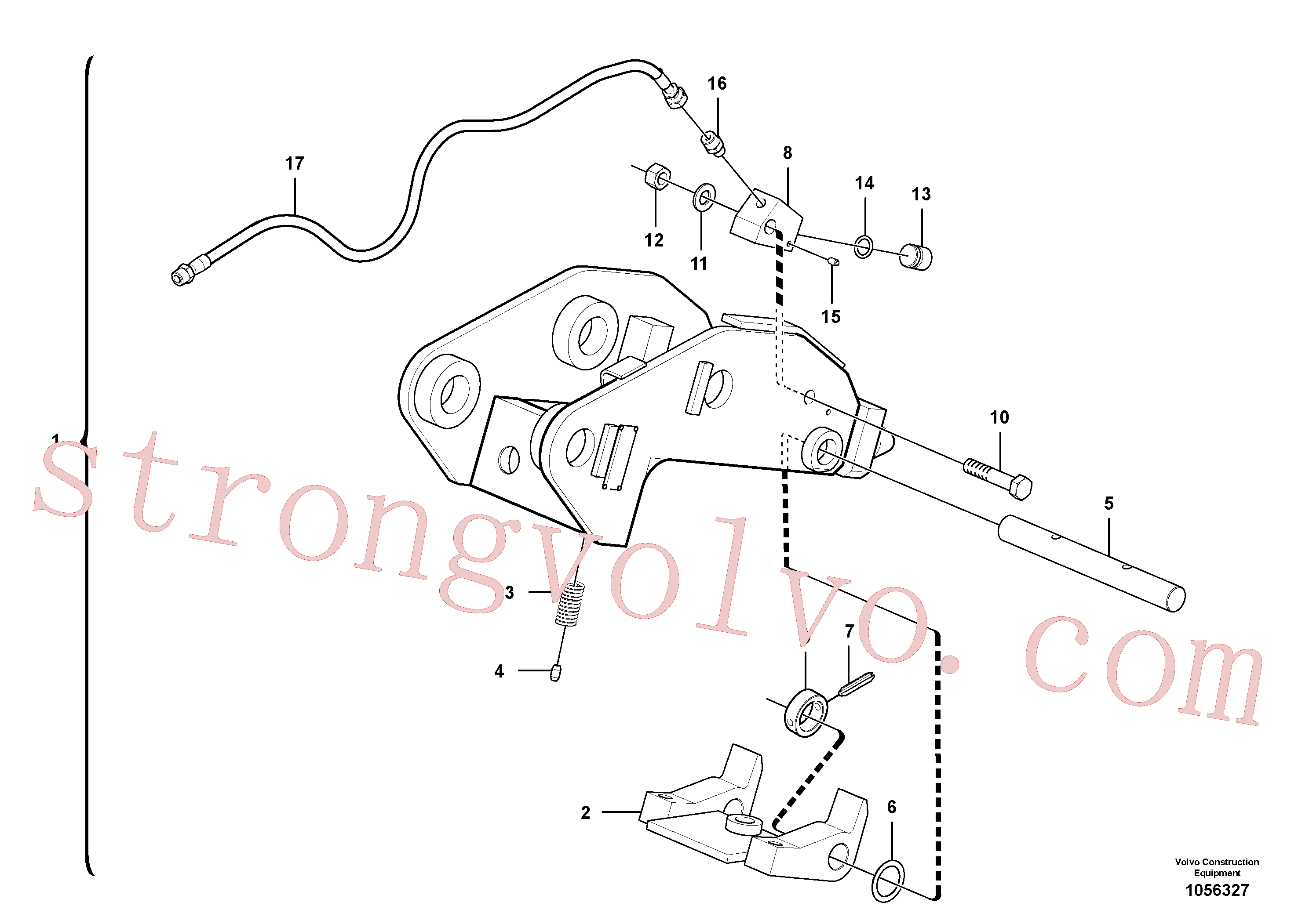 Volvo Acessórios para escavadeira VOE15642509 Quick connecting kit Acessórios