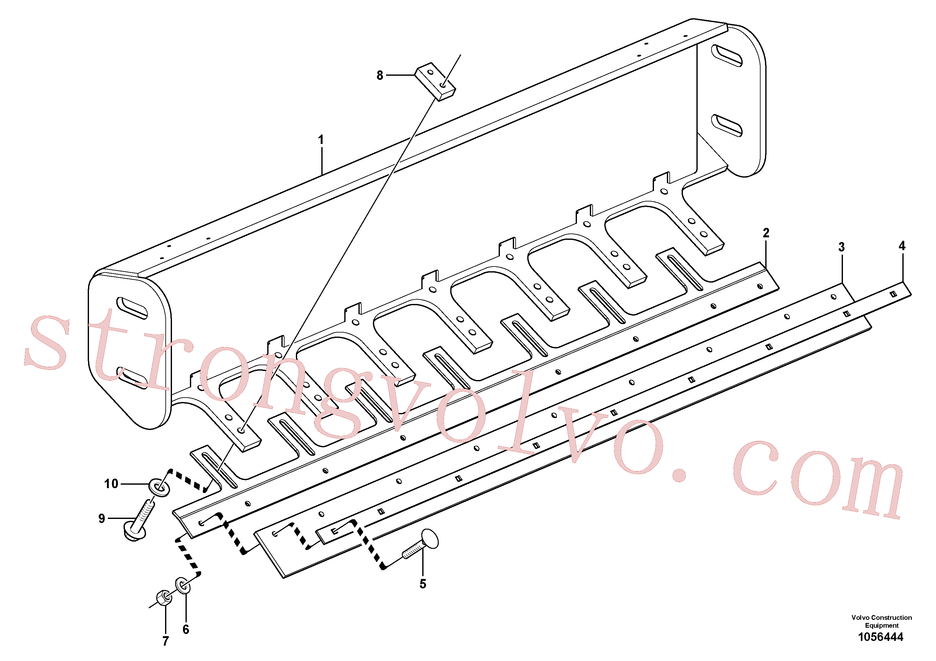 RM96704622 Volvo Instalação de raspador(1056444 Montagem)