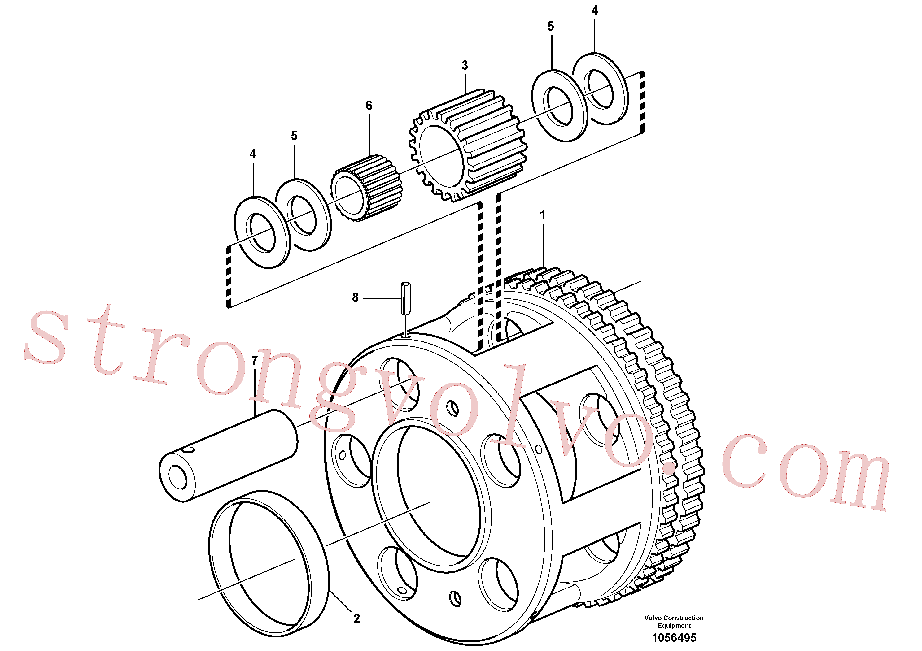 Volvo Montagem VOE11145806 Engr. planetária Acessórios