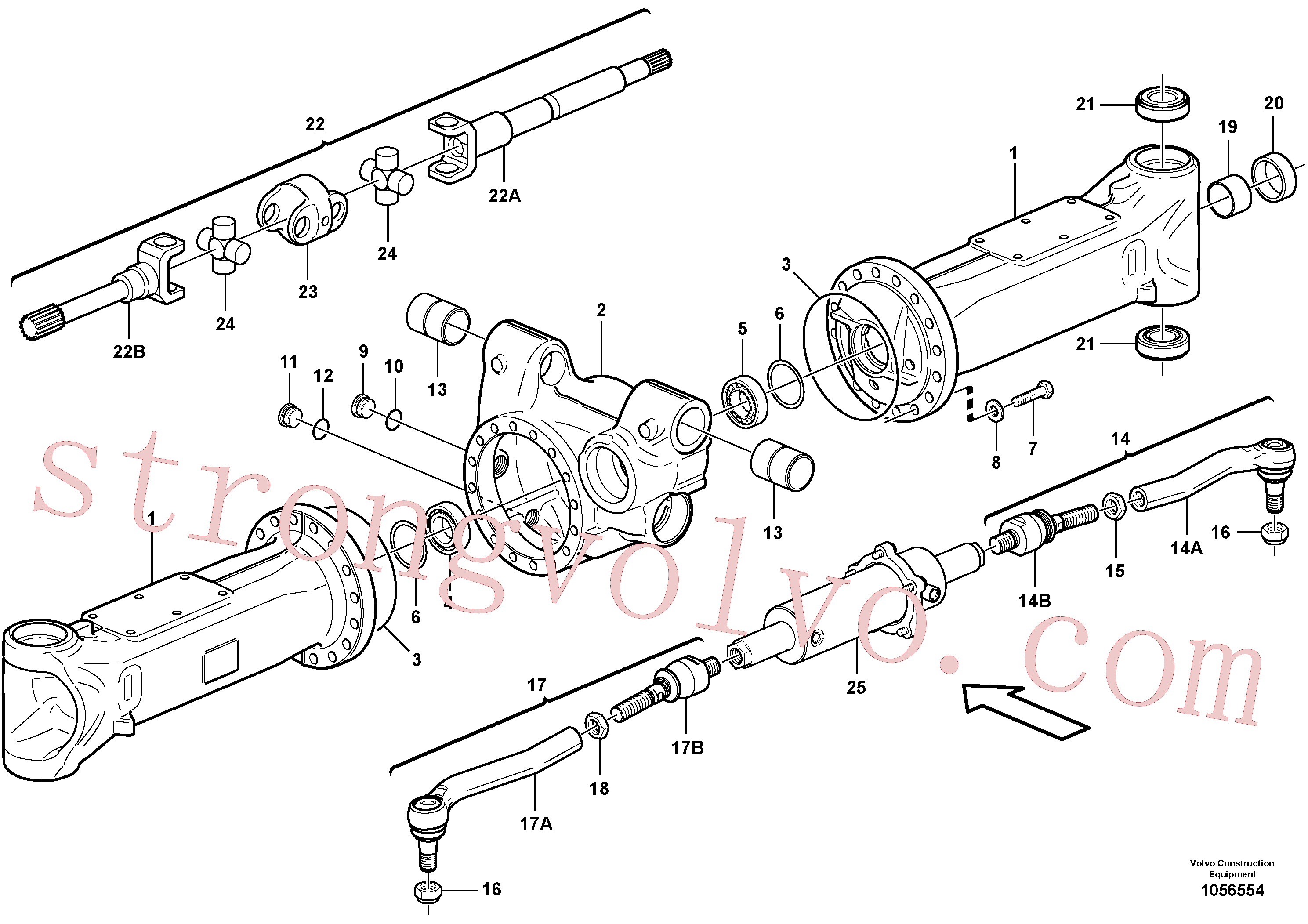 Volvo Montagem ZM2902892 Rolamento de rolos Acessórios